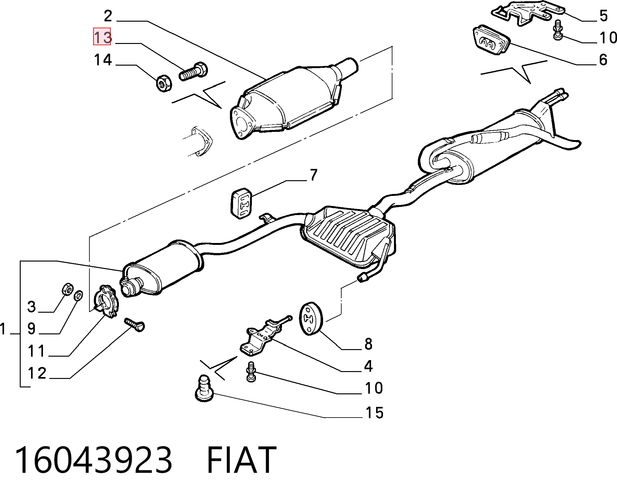 16043923 Fiat/Alfa/Lancia