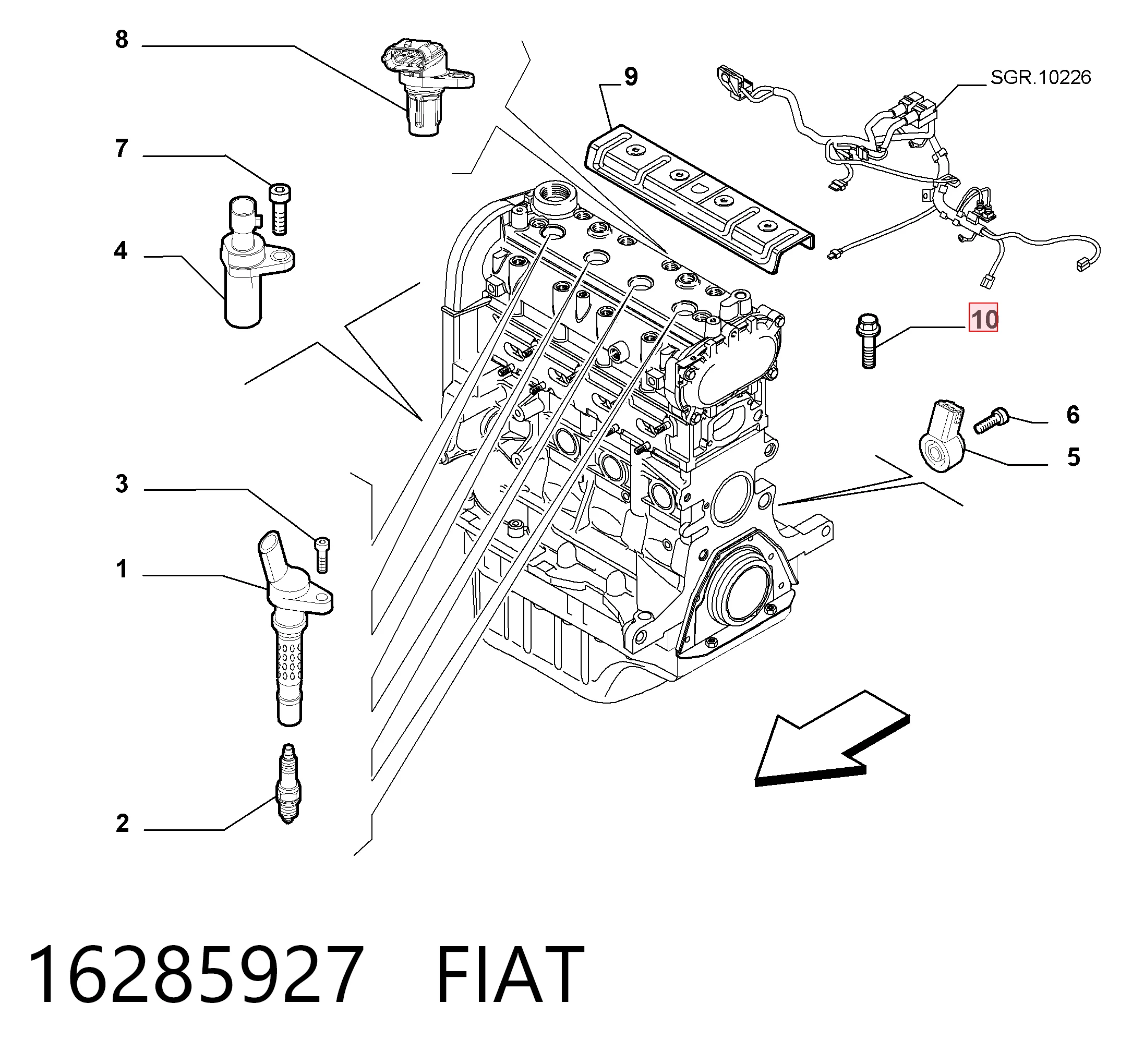 16285927 Fiat/Alfa/Lancia