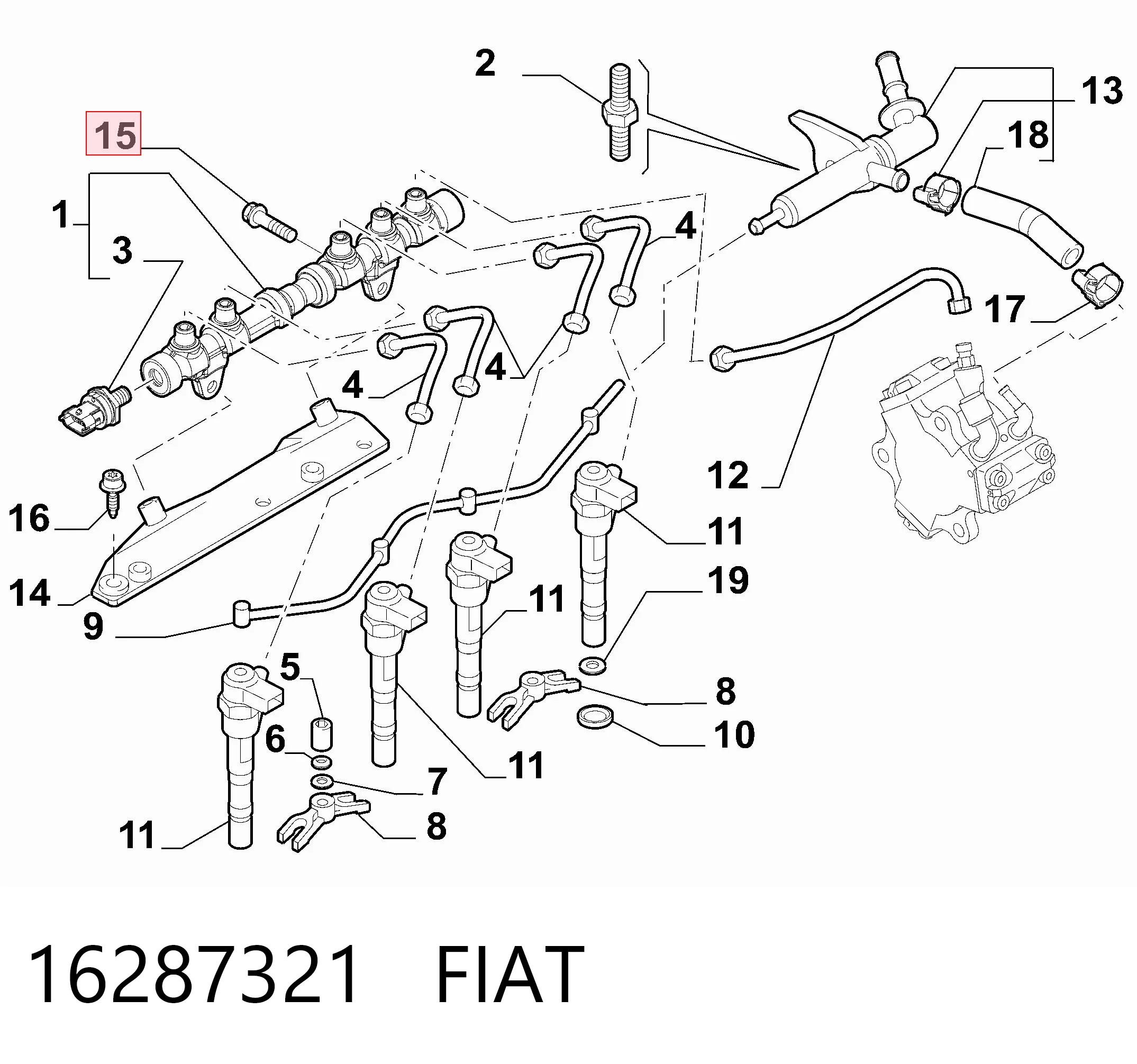 16287321 Fiat/Alfa/Lancia