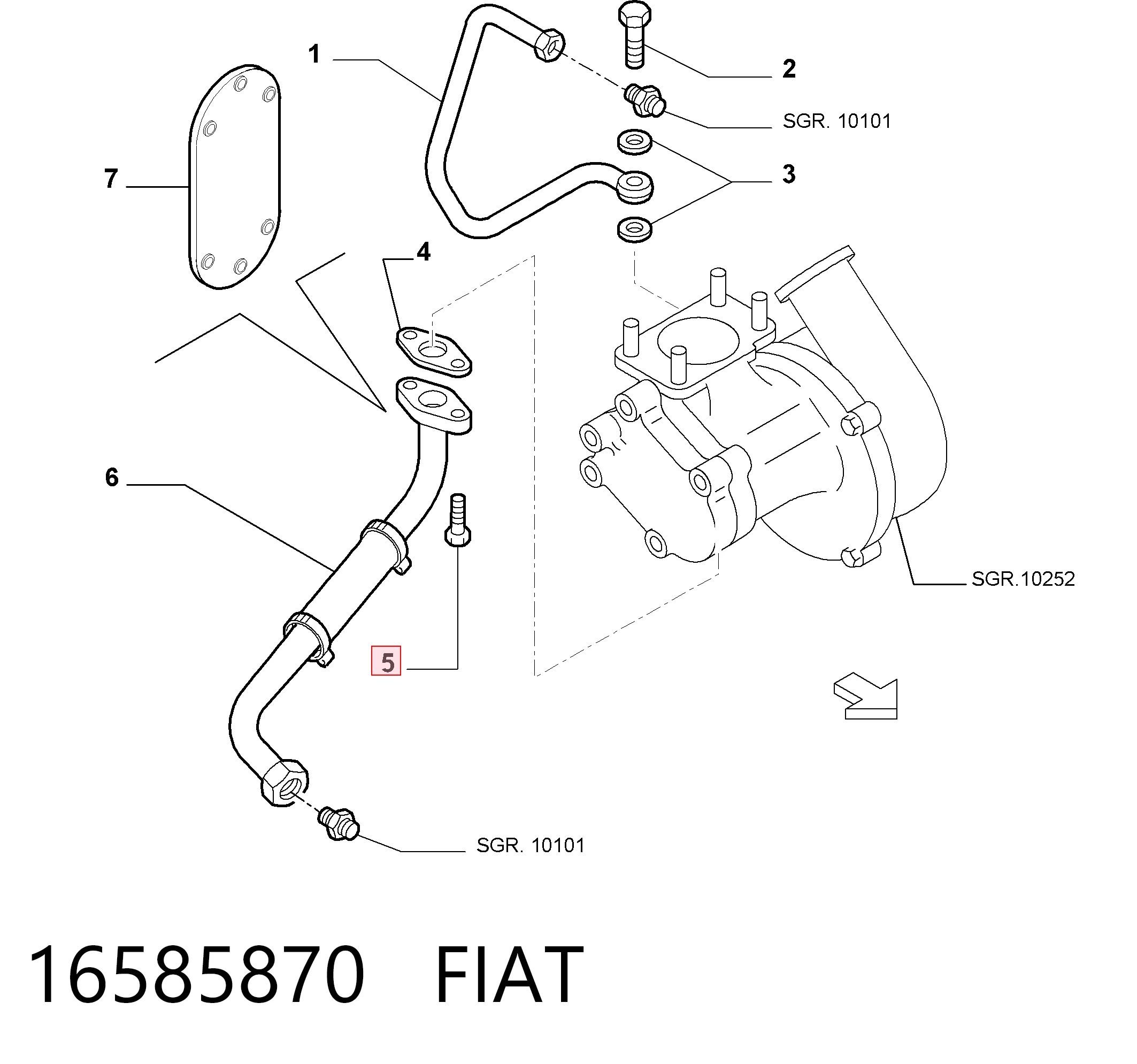 16585870 Fiat/Alfa/Lancia