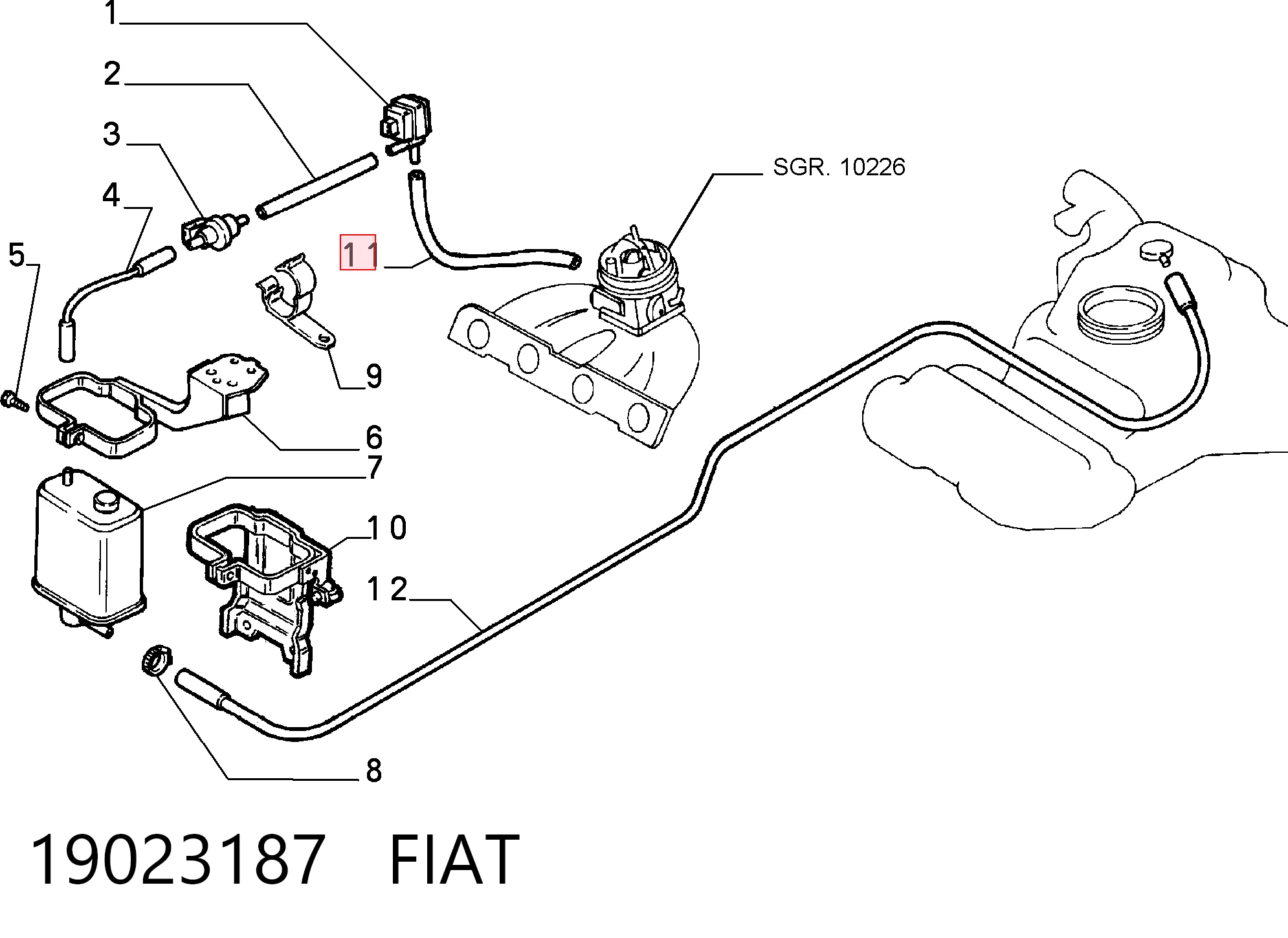19023187 Fiat/Alfa/Lancia