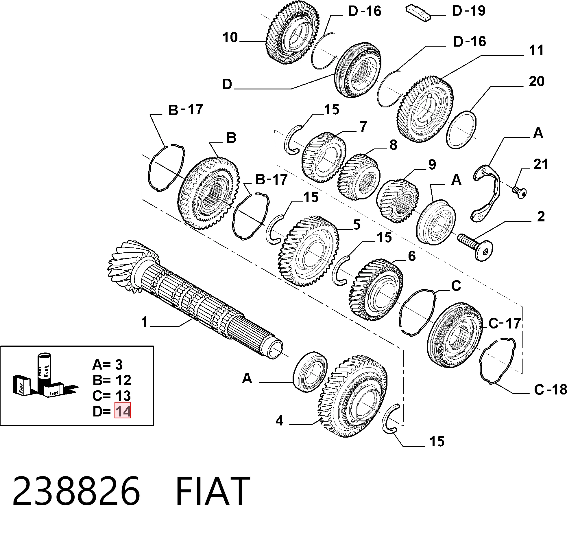 238826 Fiat/Alfa/Lancia