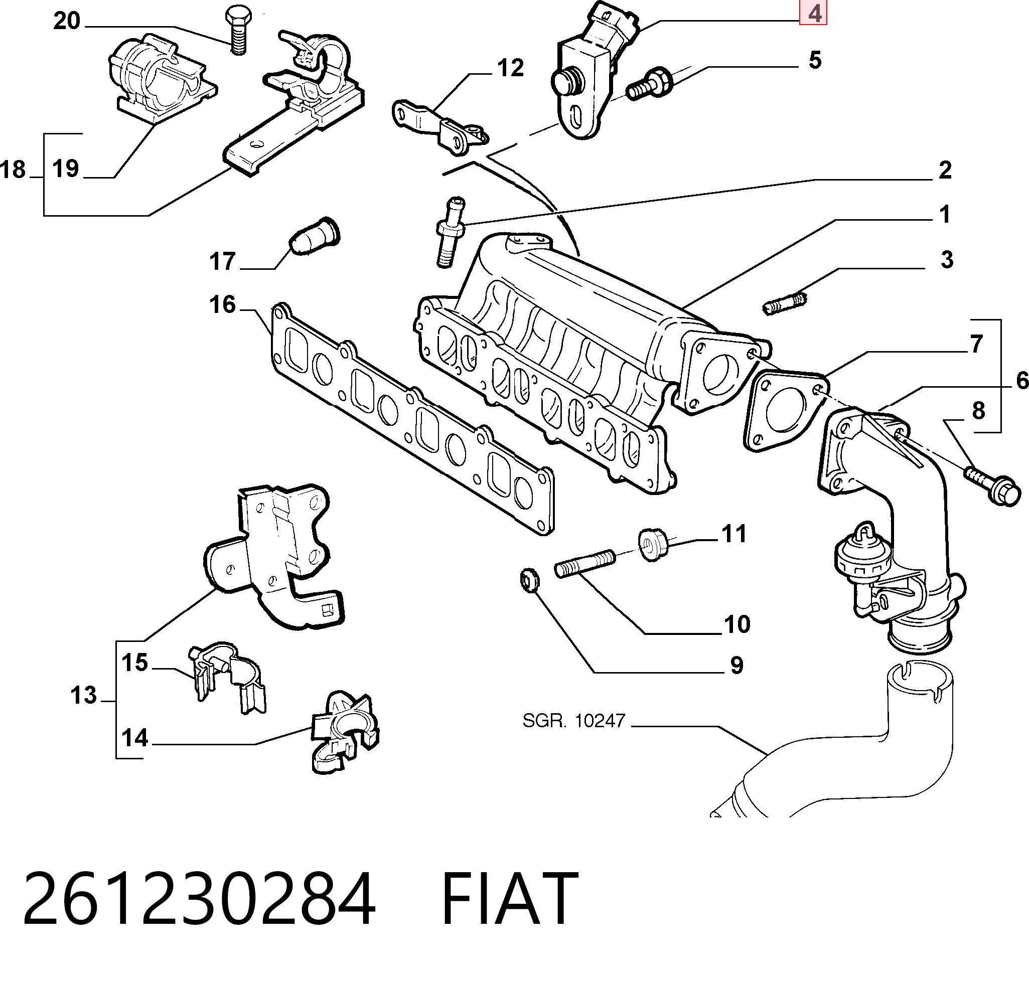 261230284 Fiat/Alfa/Lancia
