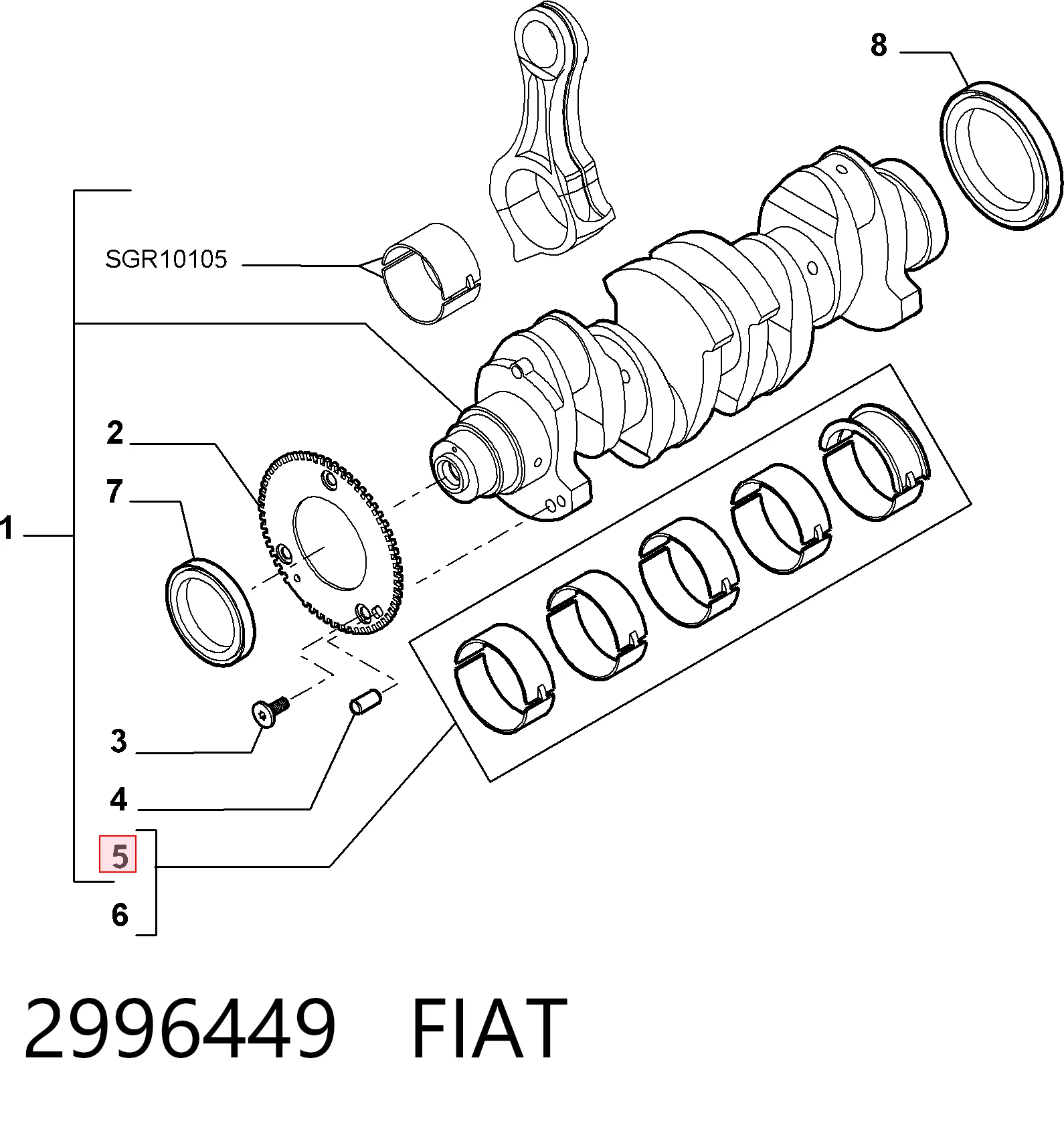 2996449 Fiat/Alfa/Lancia