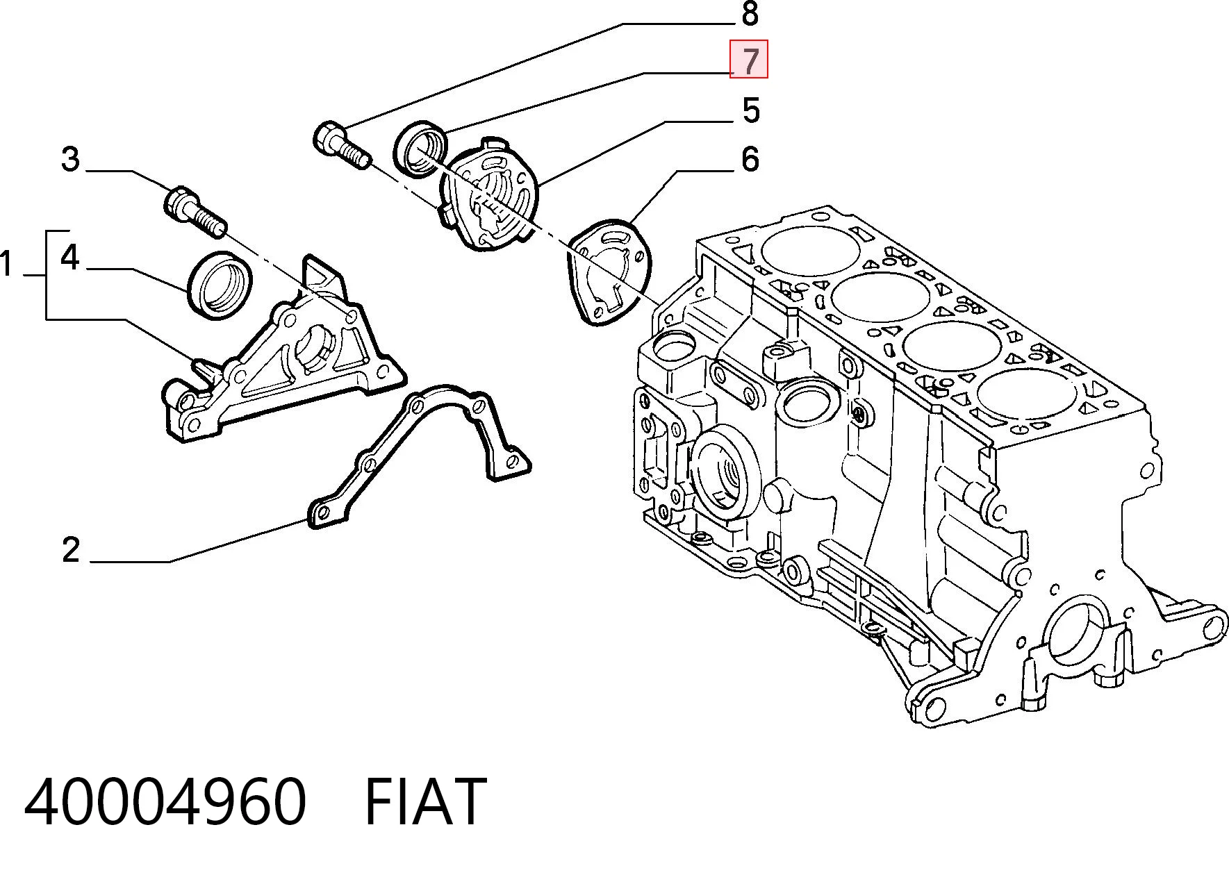 Comprar Retén delantero del árbol de levas Fiat Scudo 220P a bajo precio