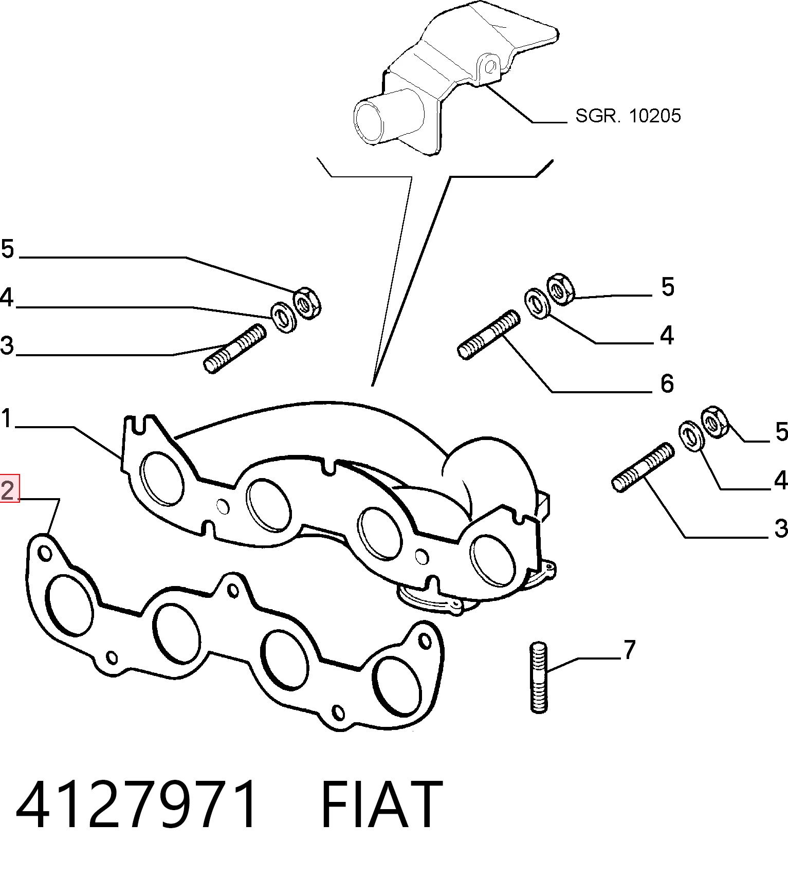 4127971 Fiat/Alfa/Lancia