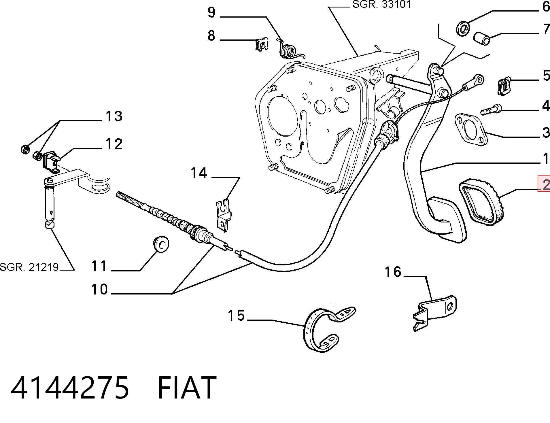4144275 Fiat/Alfa/Lancia