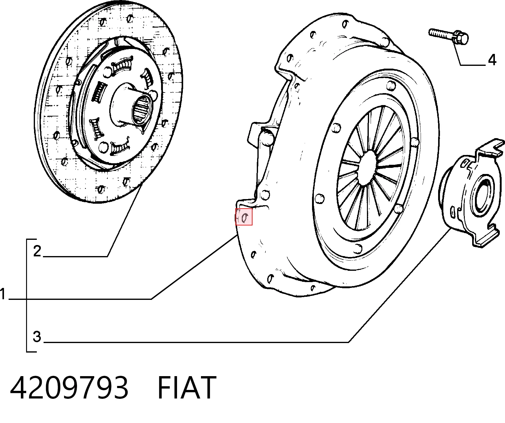  Disco de embrague Fiat Uno 