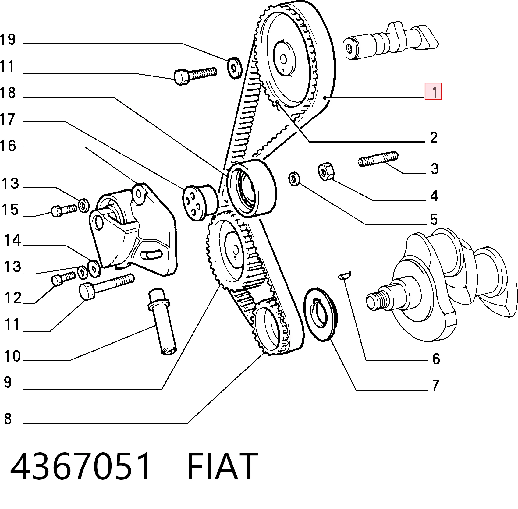 4367051 Fiat/Alfa/Lancia