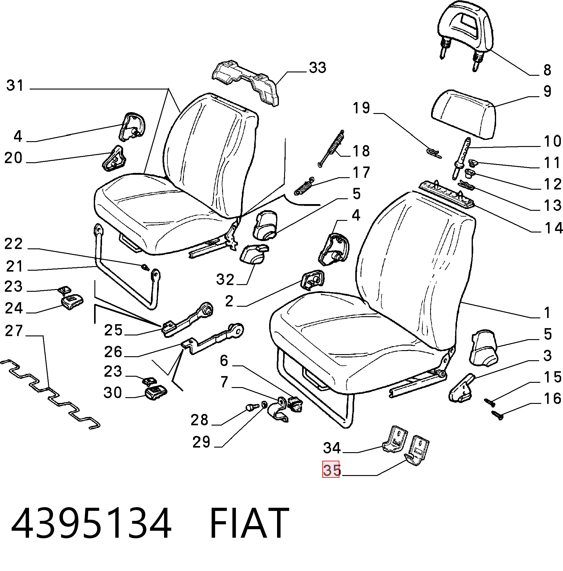 4395134 Fiat/Alfa/Lancia