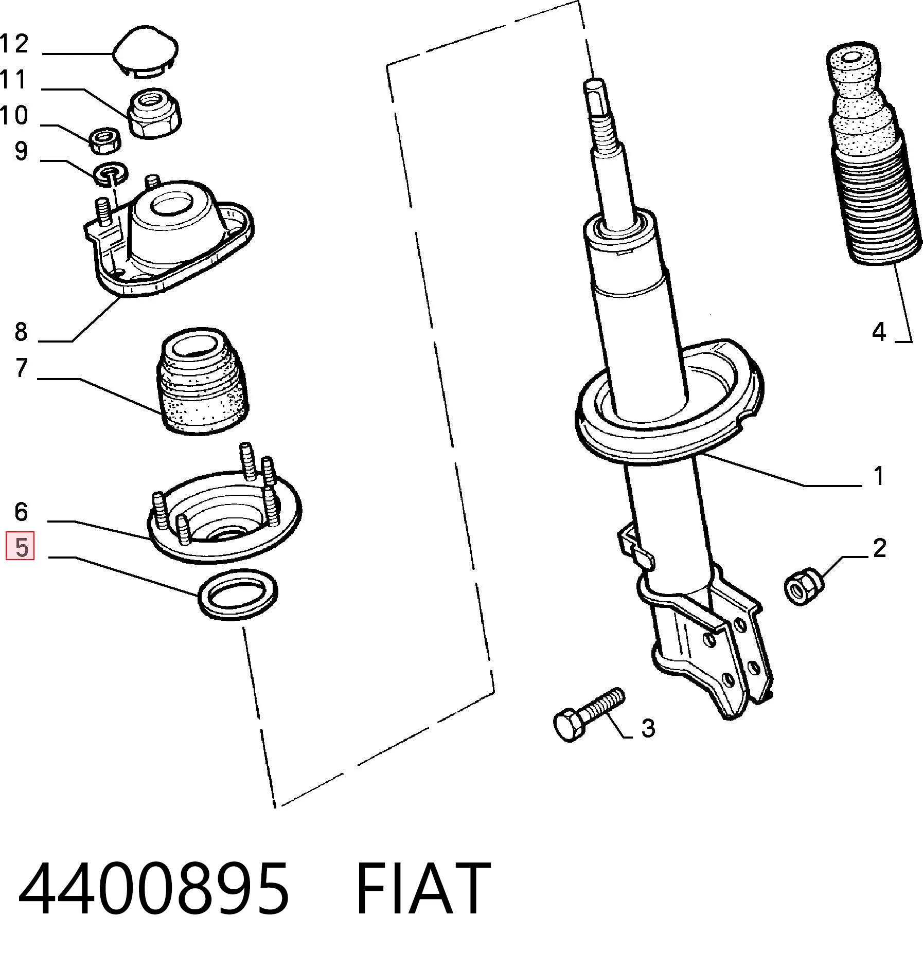 4400895 Fiat/Alfa/Lancia