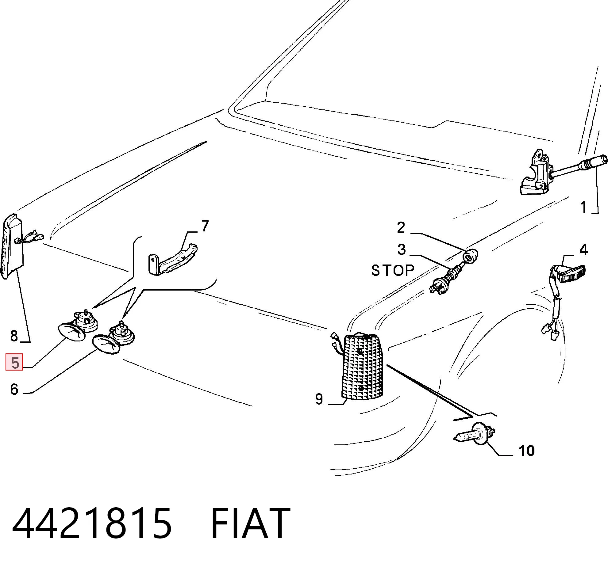 Comprar Claxon Fiat Fiorino  146 Uno a bajo precio