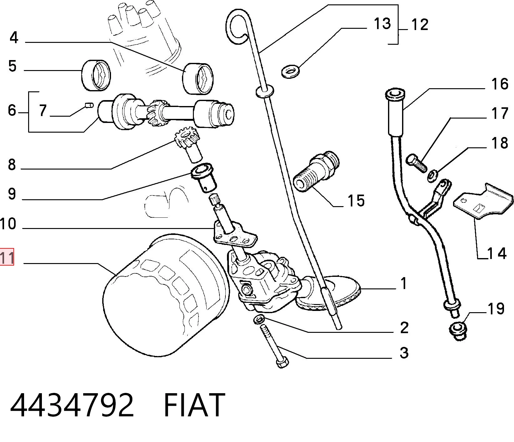 4434792 Fiat/Alfa/Lancia