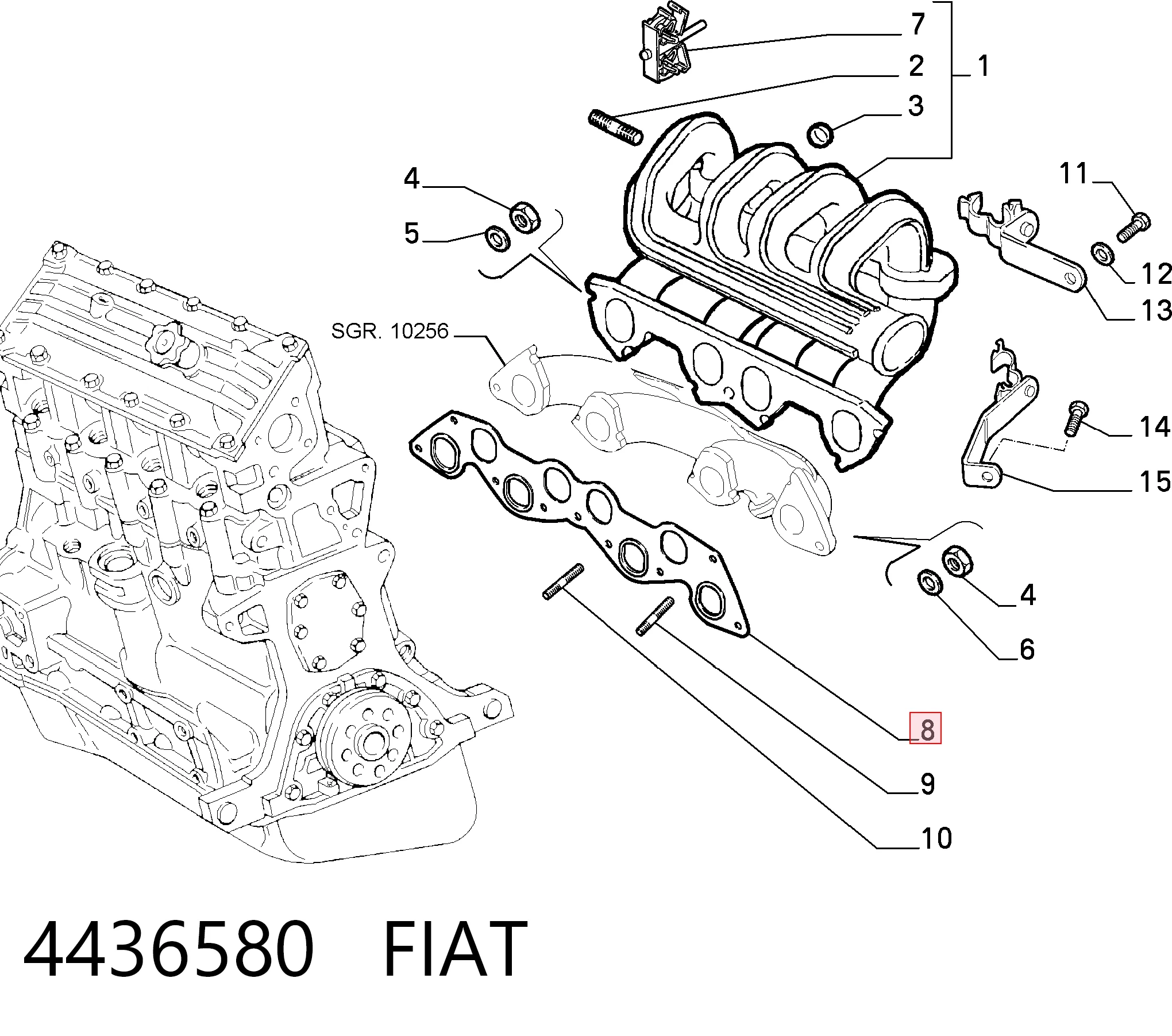 4436580 Fiat/Alfa/Lancia