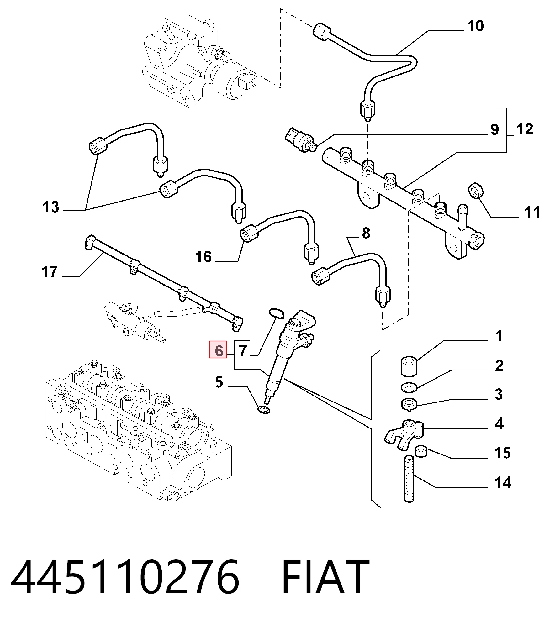 Comprar 0445110276 VAG Inyector