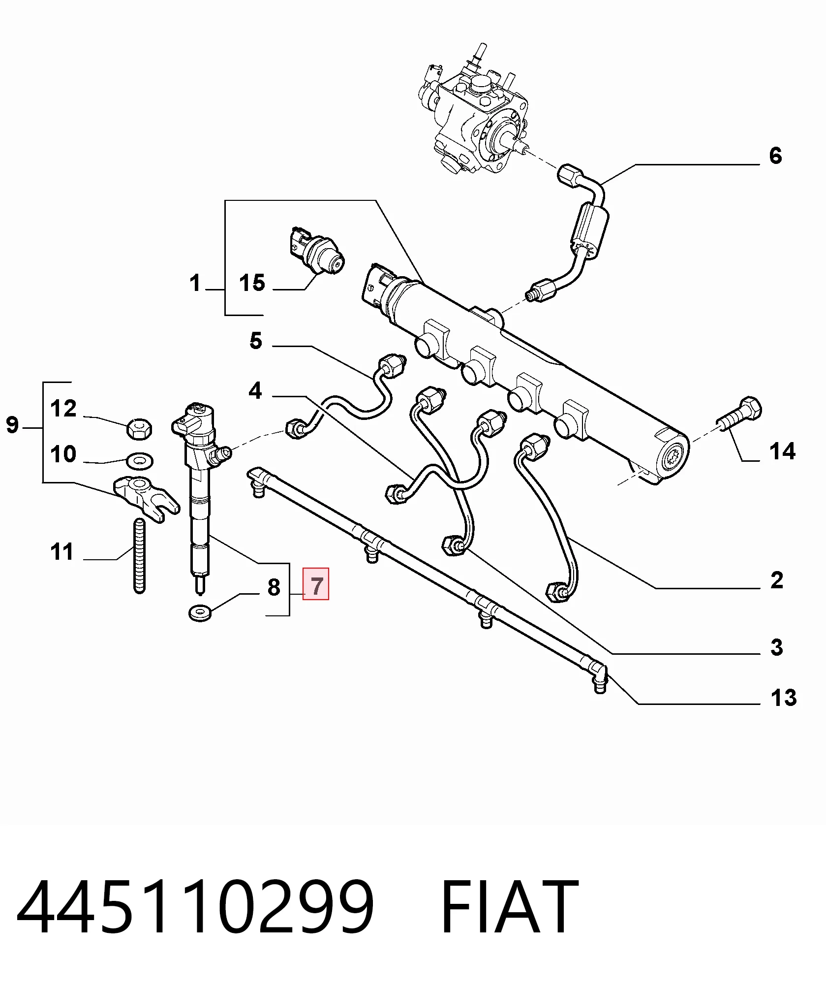 Inyectores Alfa Romeo Giulietta hatchback (940) (2010 - 2020) precio, desde 91,48 EUR