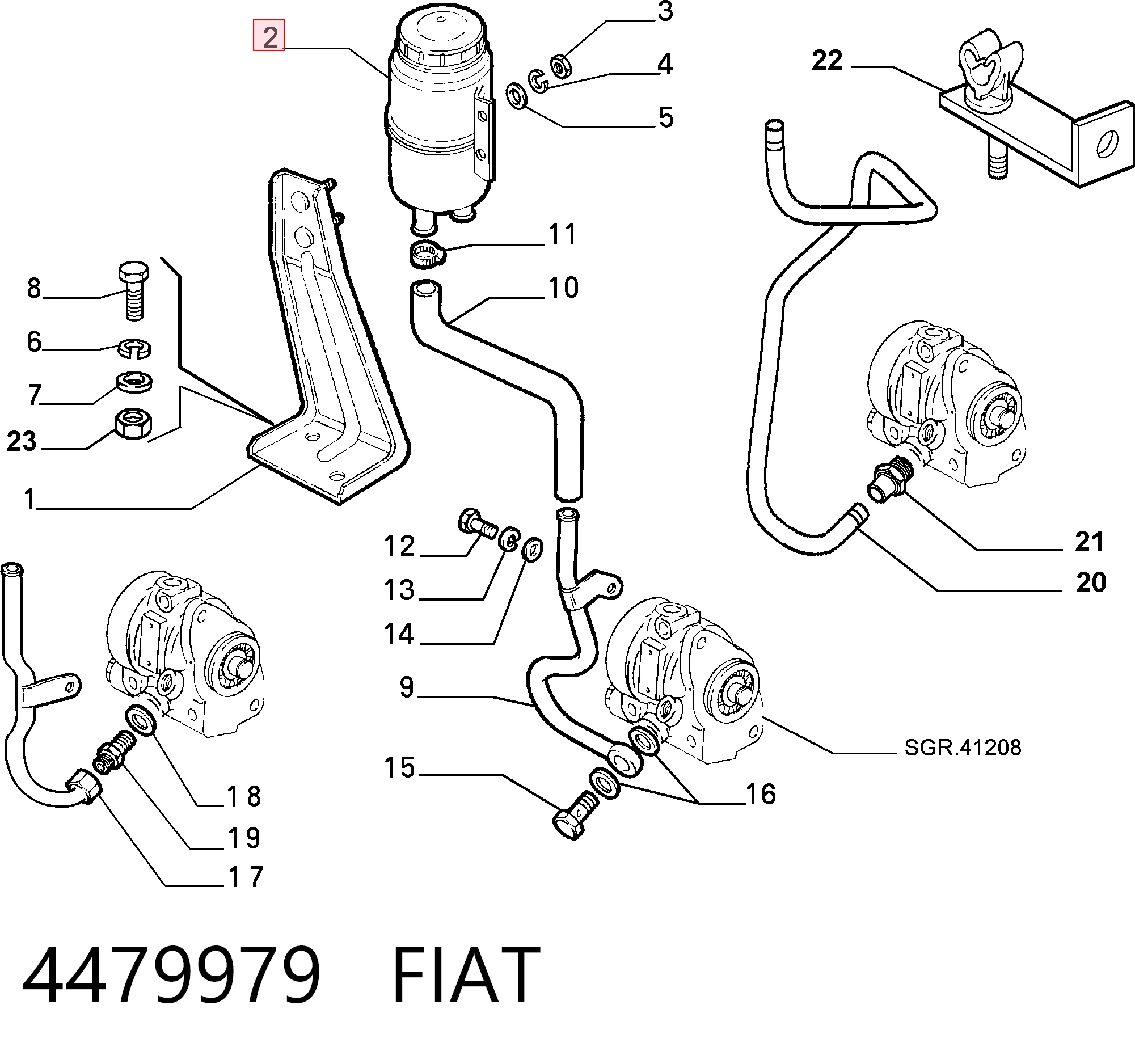 Depósito de la bomba de dirección asistida Fiat Ducato II furgoneta (244) (2002 - 2006) precio, desde 29,15 EUR