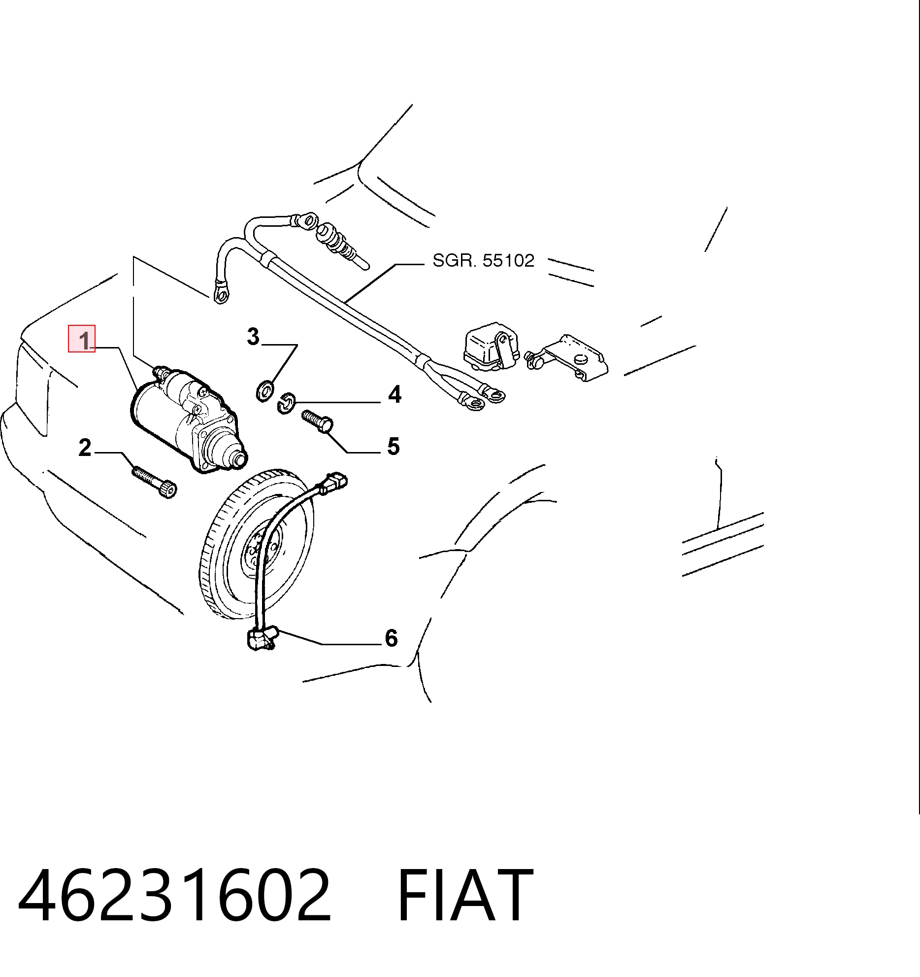 Motor de arranque MSR902 Magneti Marelli