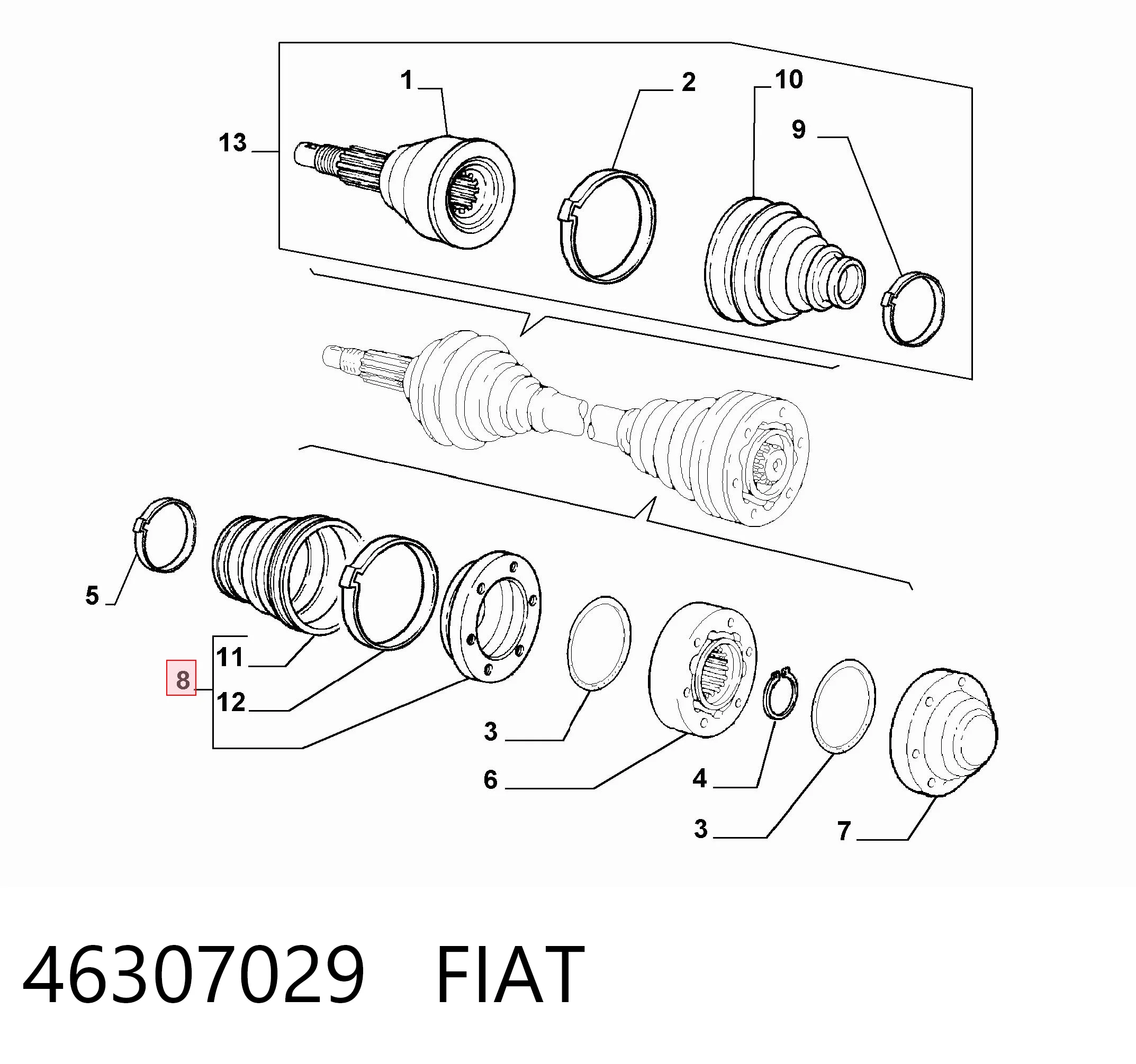 46307029 Fiat/Alfa/Lancia