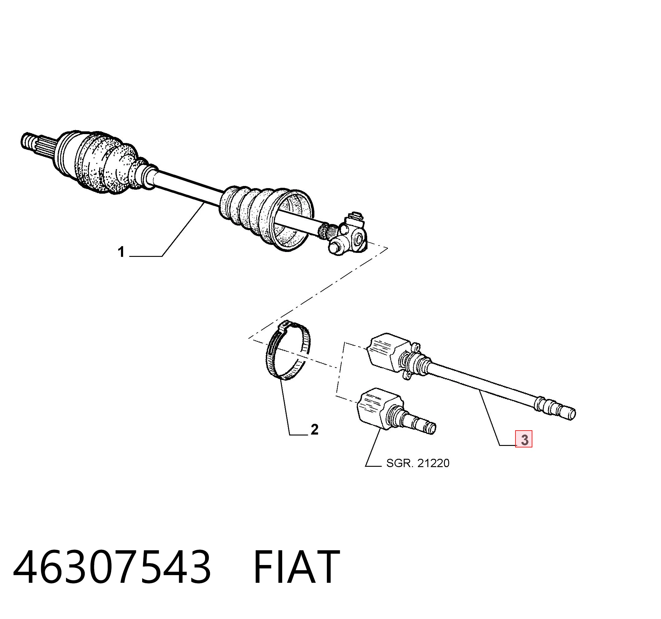 46307543 Fiat/Alfa/Lancia