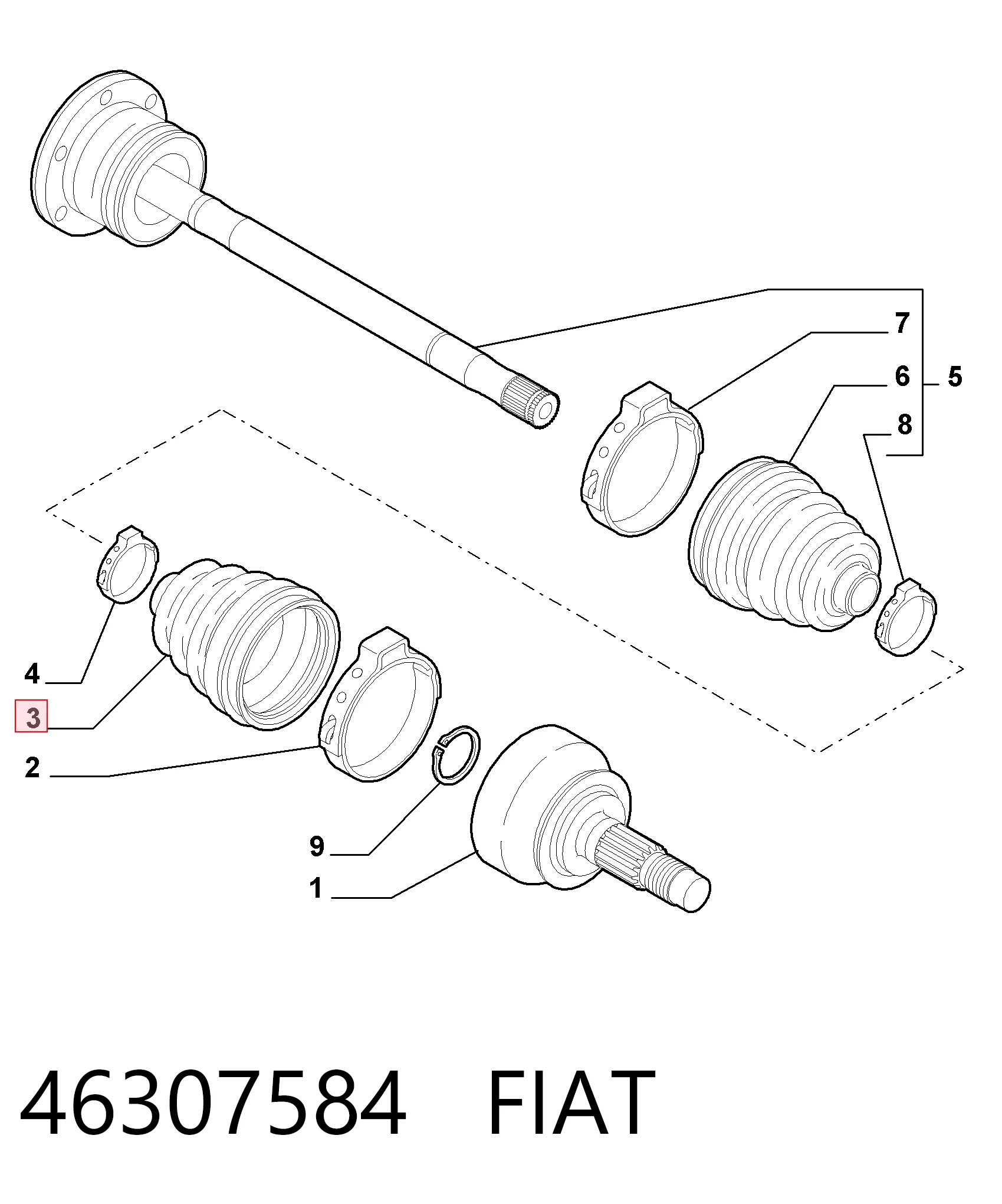 46307584 Fiat/Alfa/Lancia