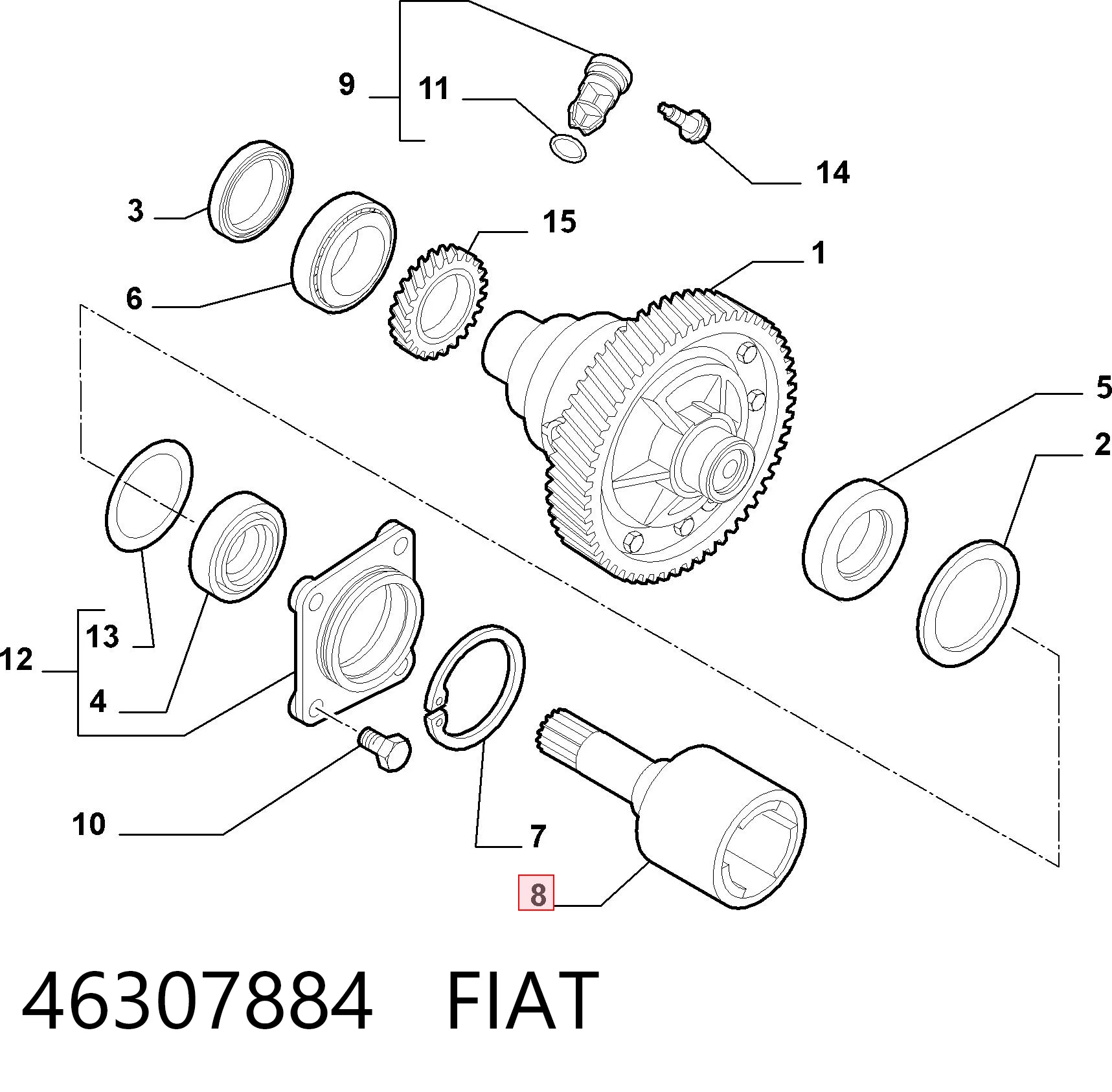 Comprar 55182803 General Motors Junta homocinética interna delantera