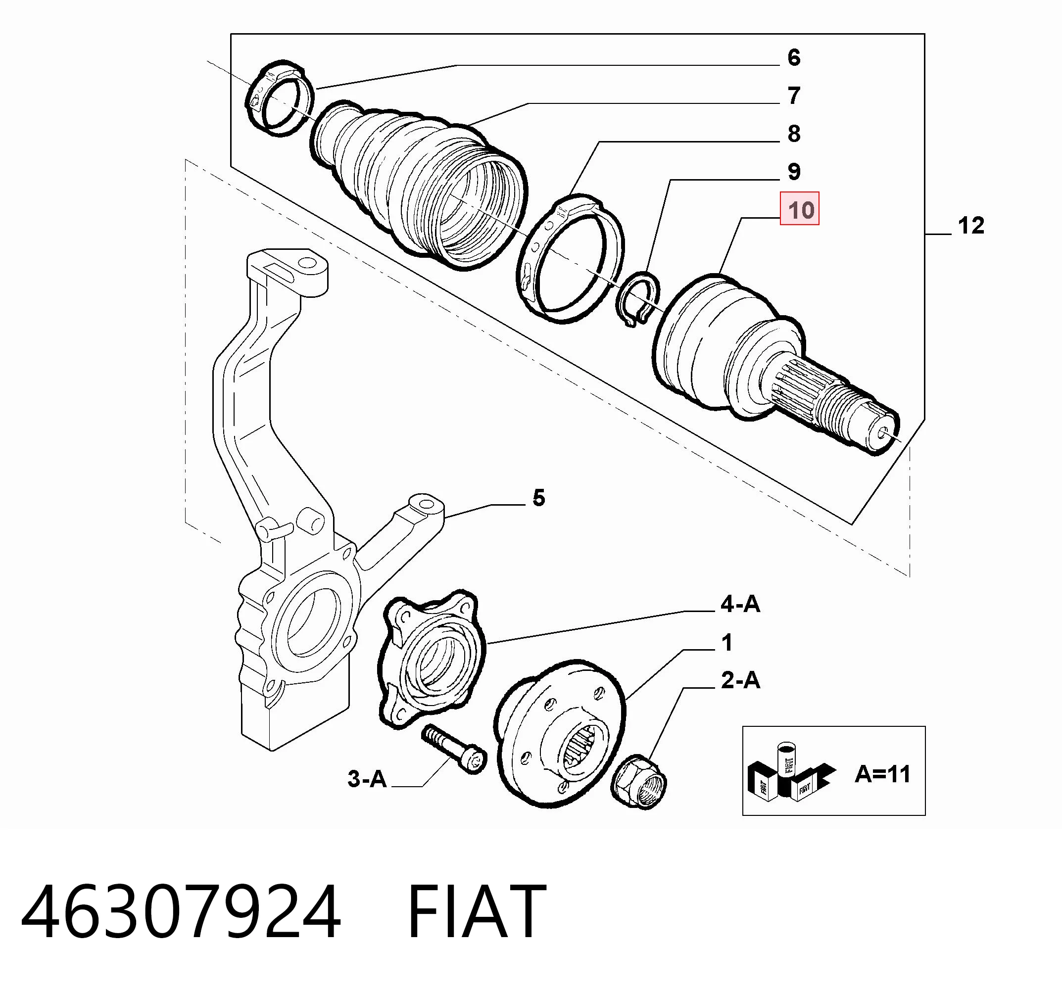 46307924 Fiat/Alfa/Lancia