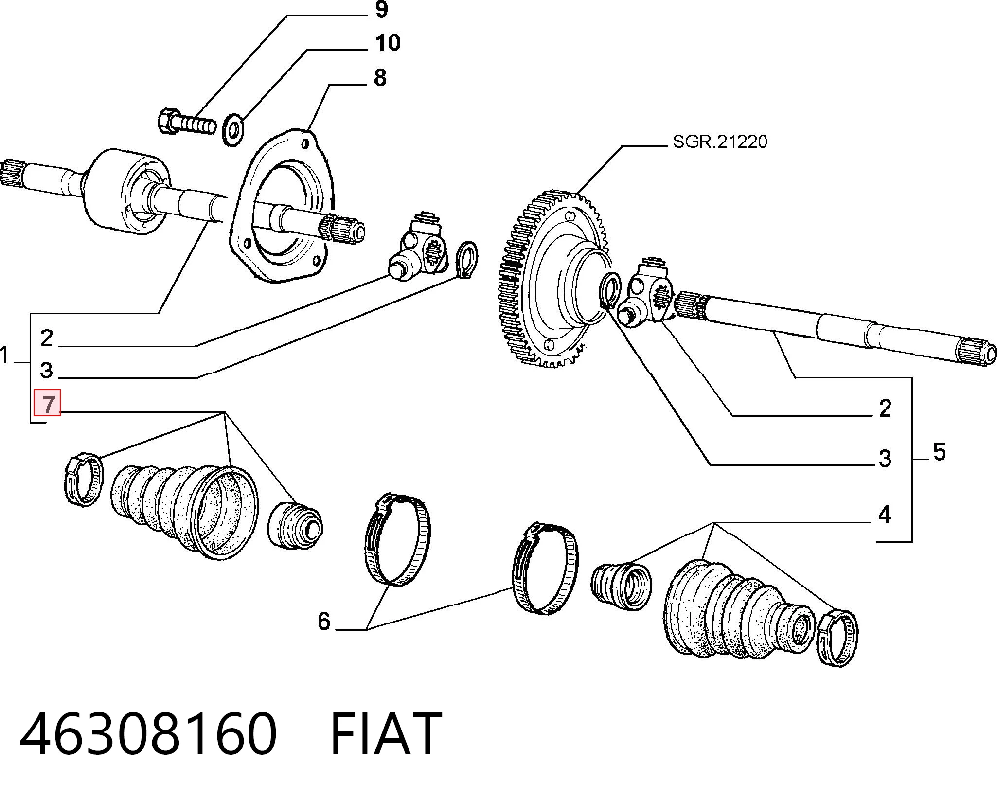 46308160 Fiat/Alfa/Lancia