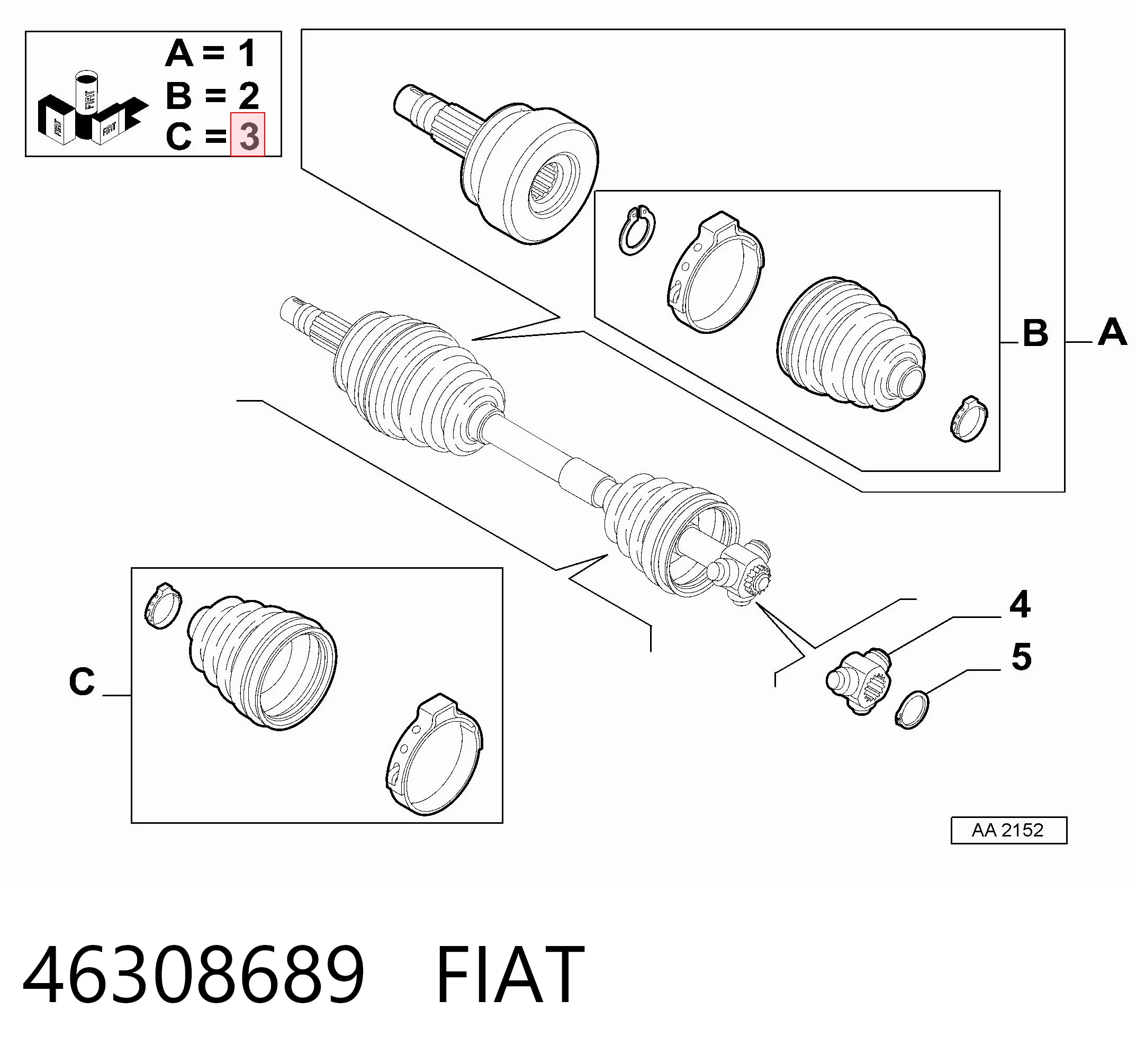 46308689 Fiat/Alfa/Lancia