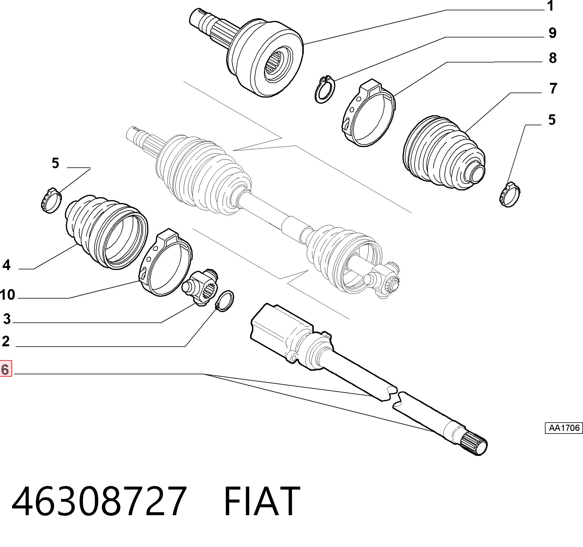 46308727 Fiat/Alfa/Lancia