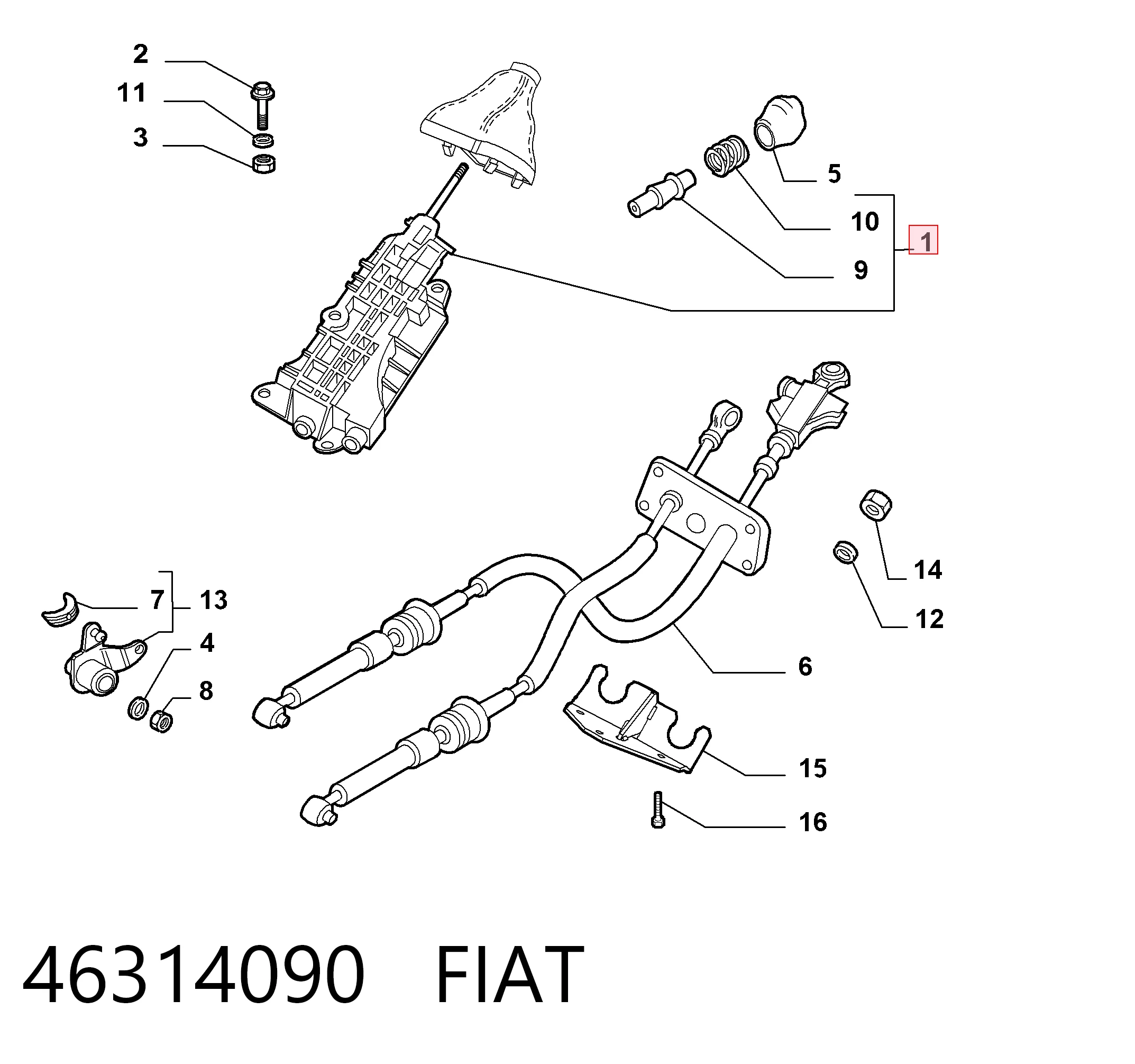 46314090 Fiat/Alfa/Lancia