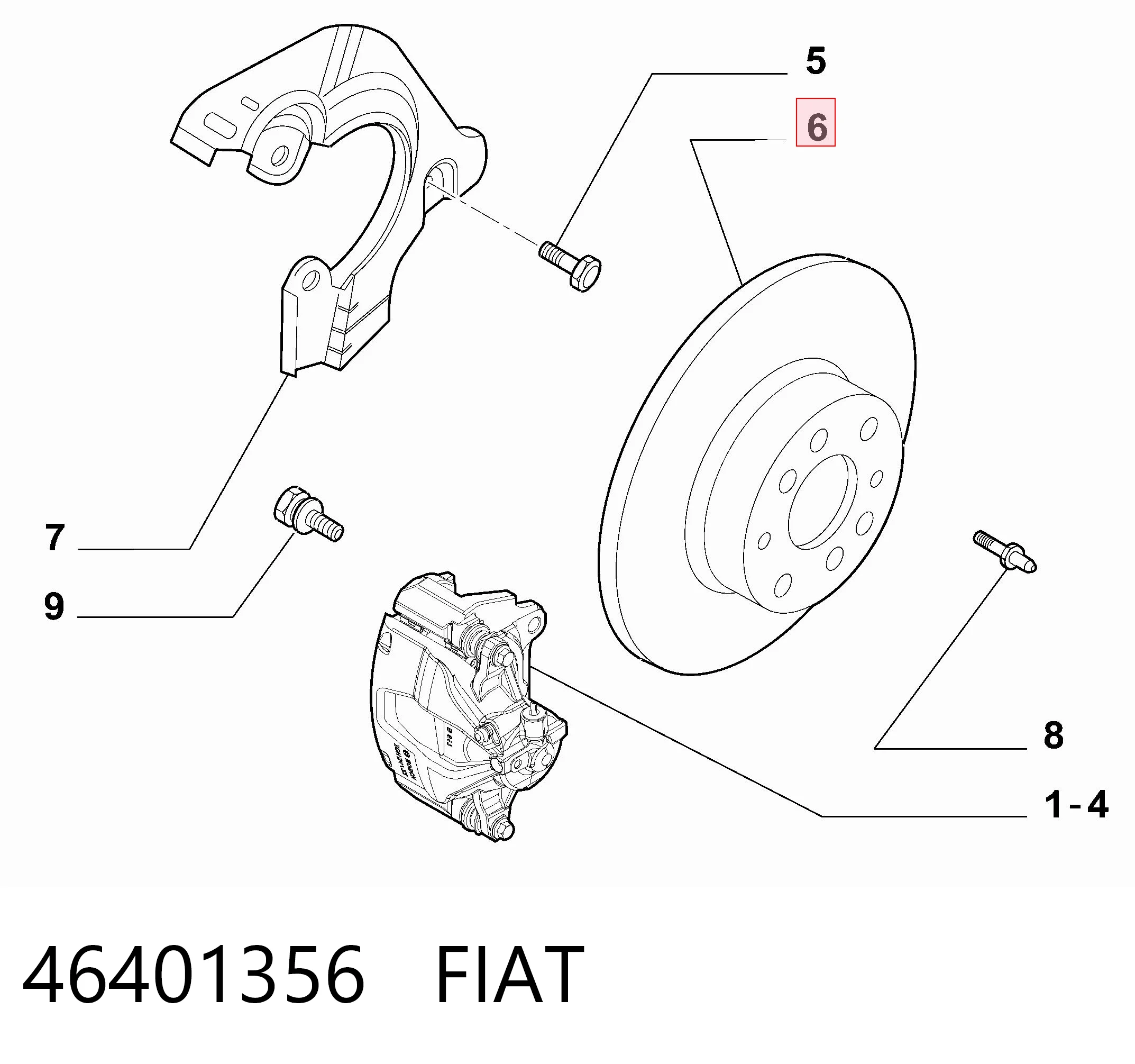 46401356 Fiat/Alfa/Lancia Discos