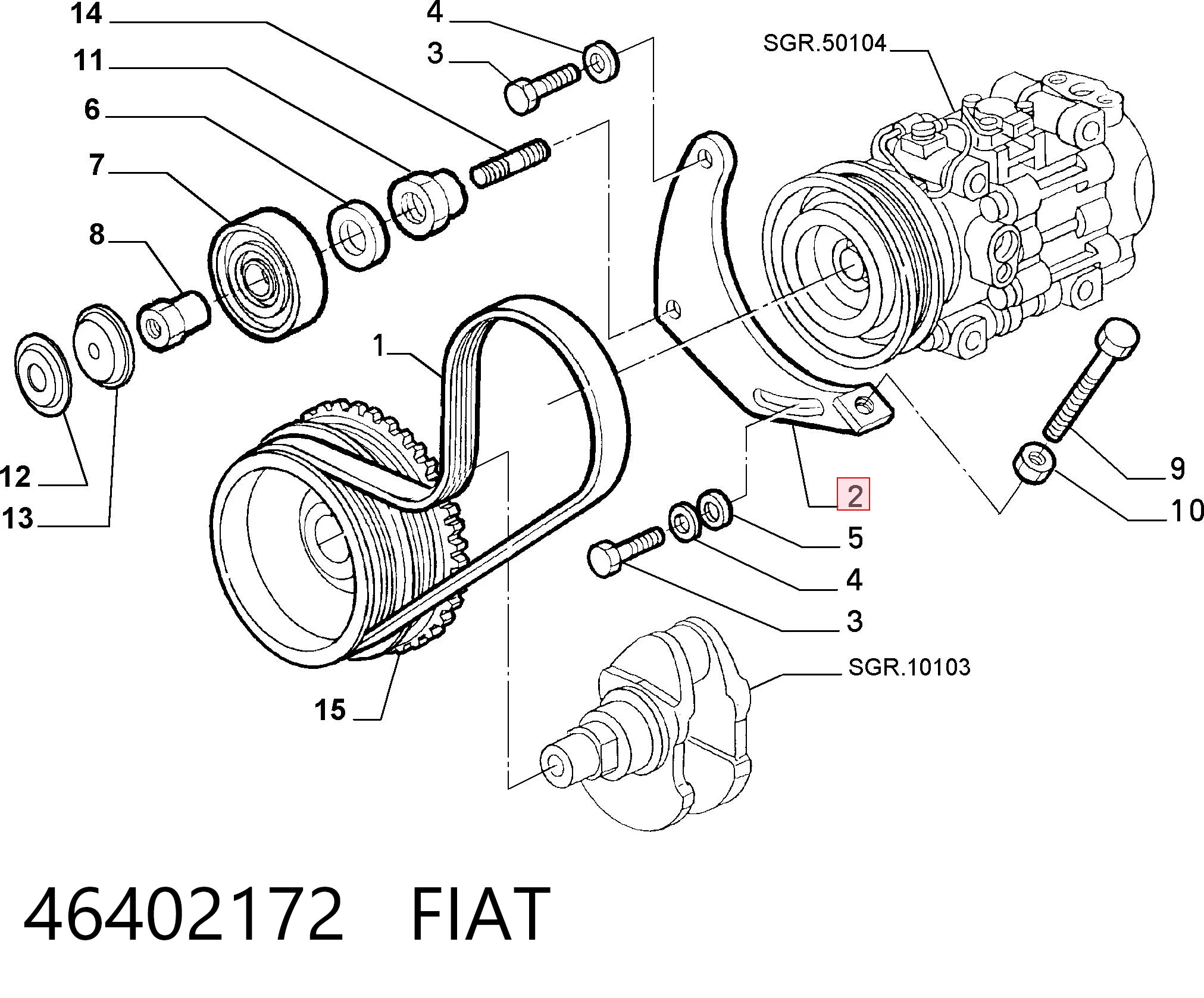 46402172 Fiat/Alfa/Lancia