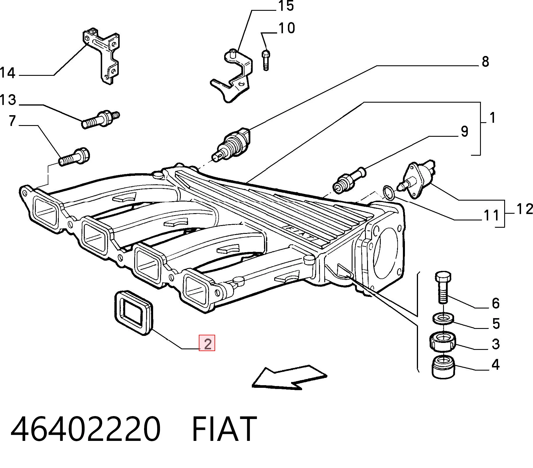 46402220 Fiat/Alfa/Lancia