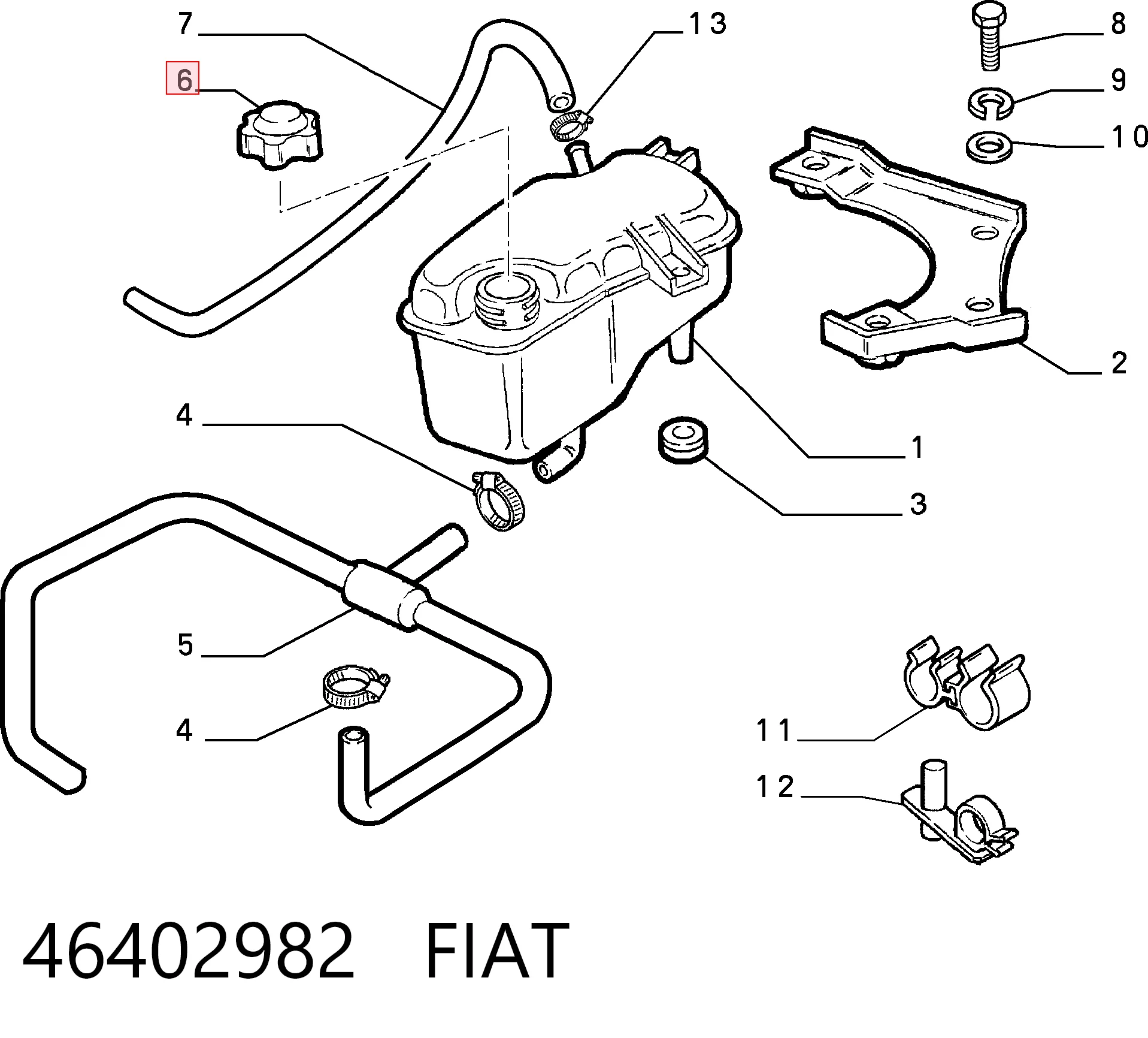 Tapa de depósito de agua Ford Sierra hatchback comprar en España