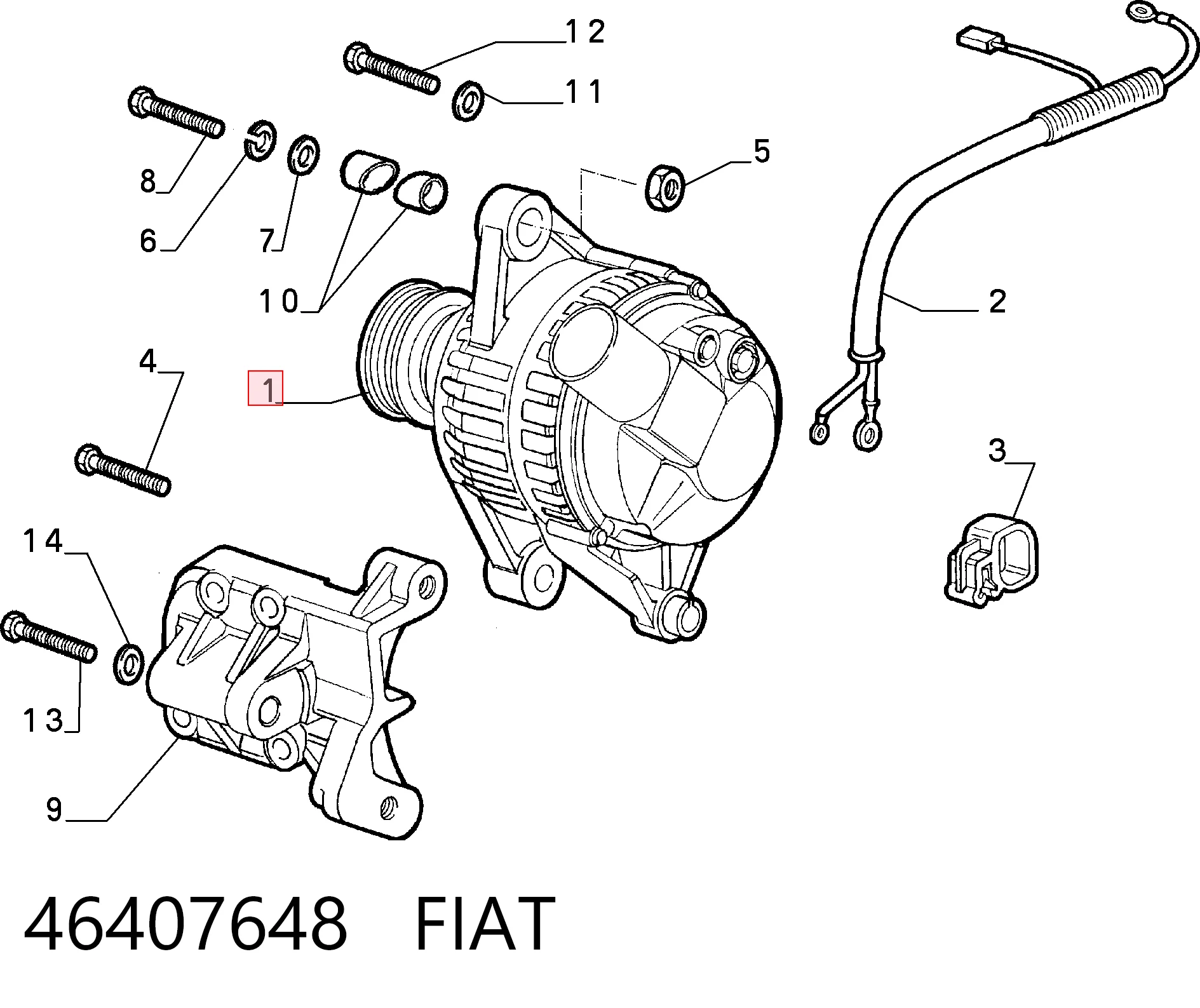 46407648 Fiat/Alfa/Lancia