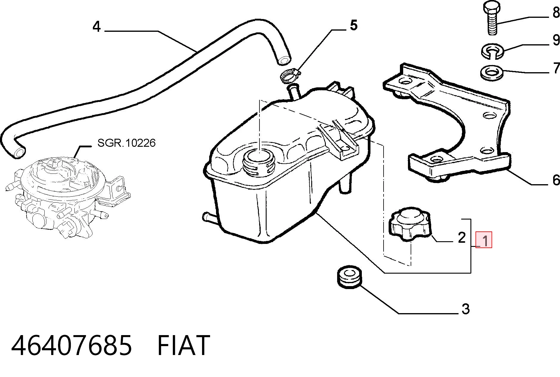 Comprar Vaso de expansión Fiat Palio  178DX