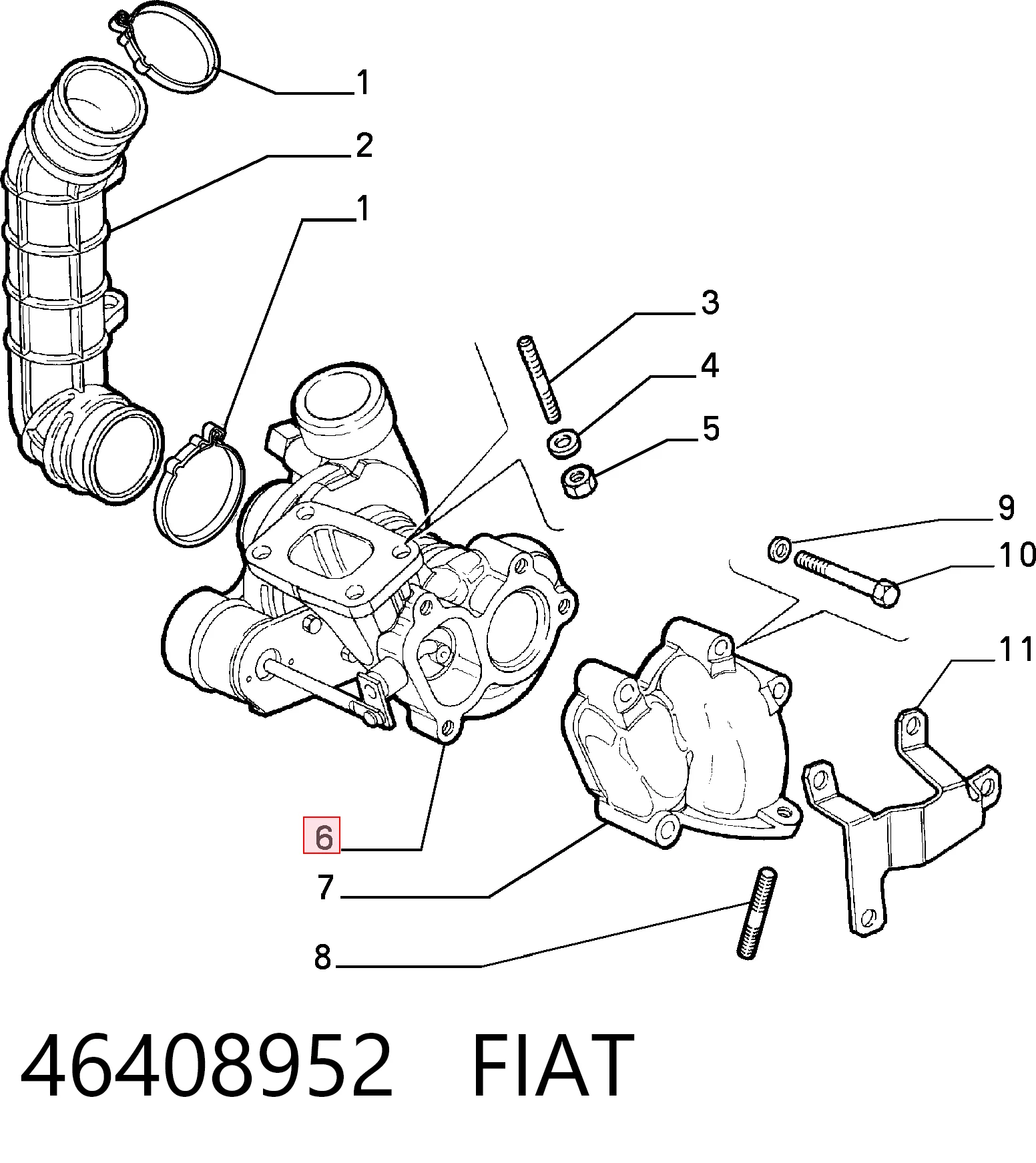  Turbocompresor Fiat Punto 1