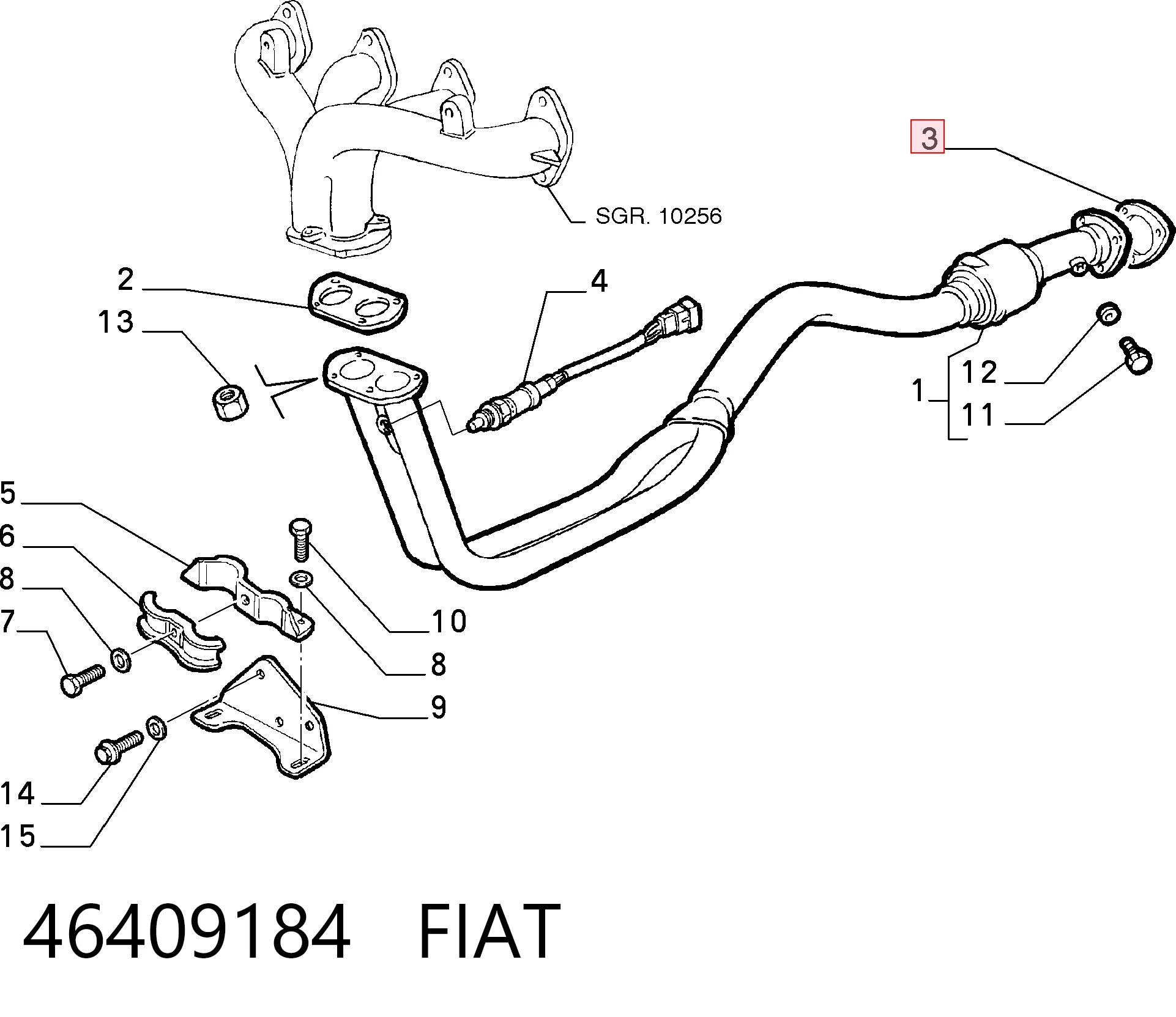 Comprar Junta de escape Fiat Brava  182