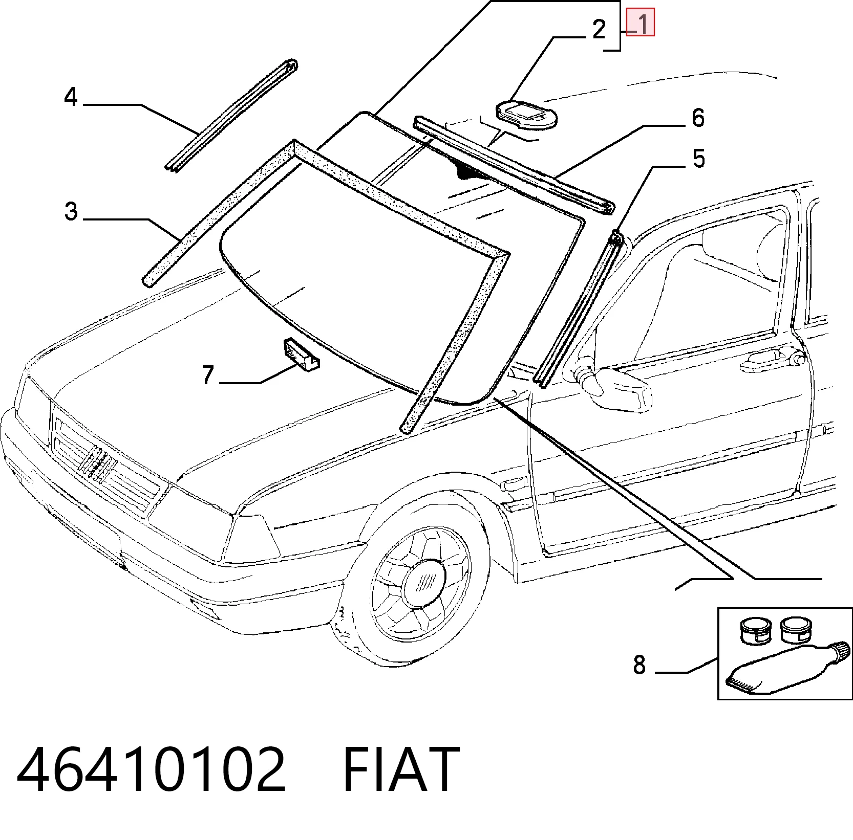 Comprar Parabrisas Fiat Tempra  159