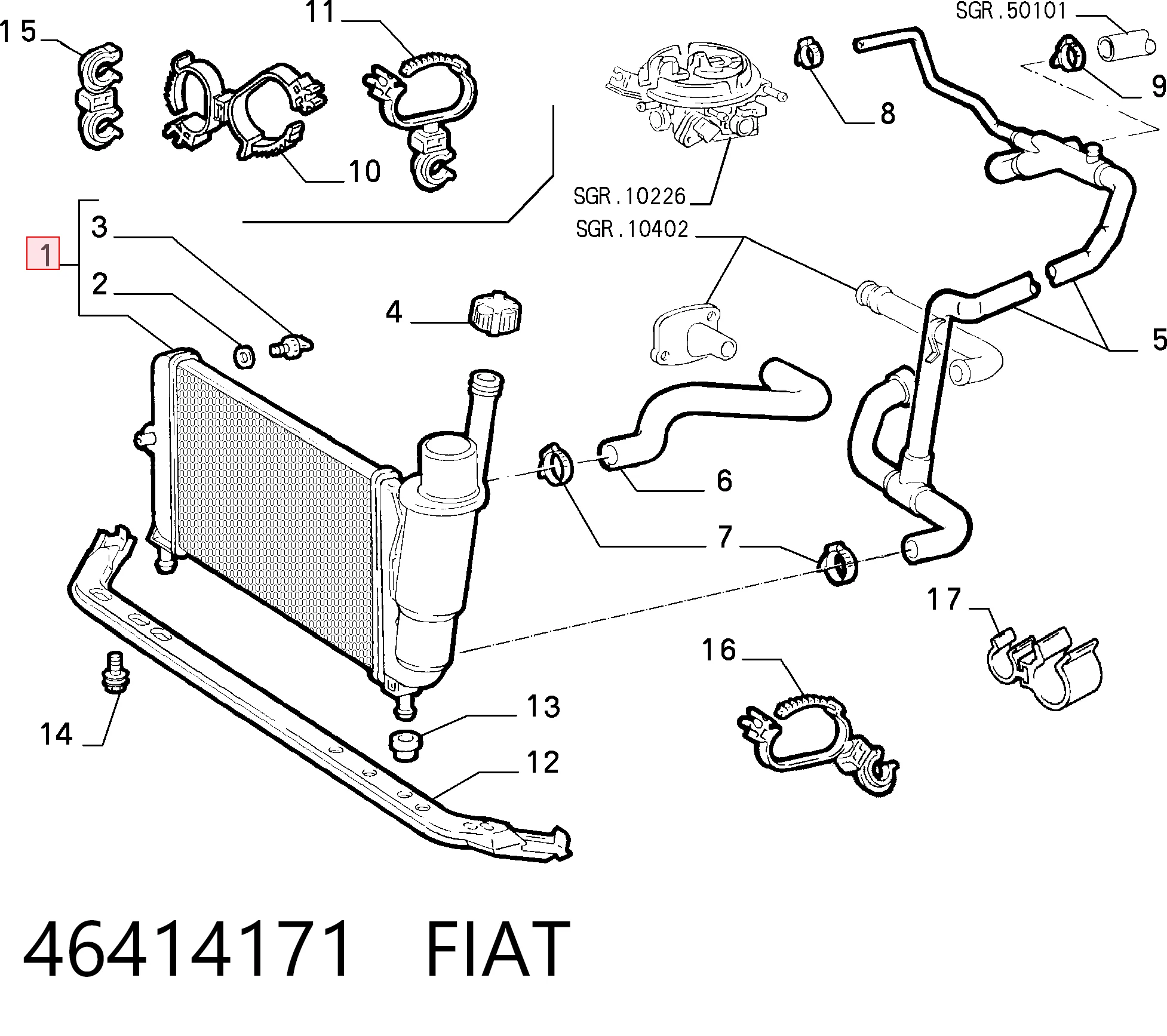 46414171 Fiat/Alfa/Lancia