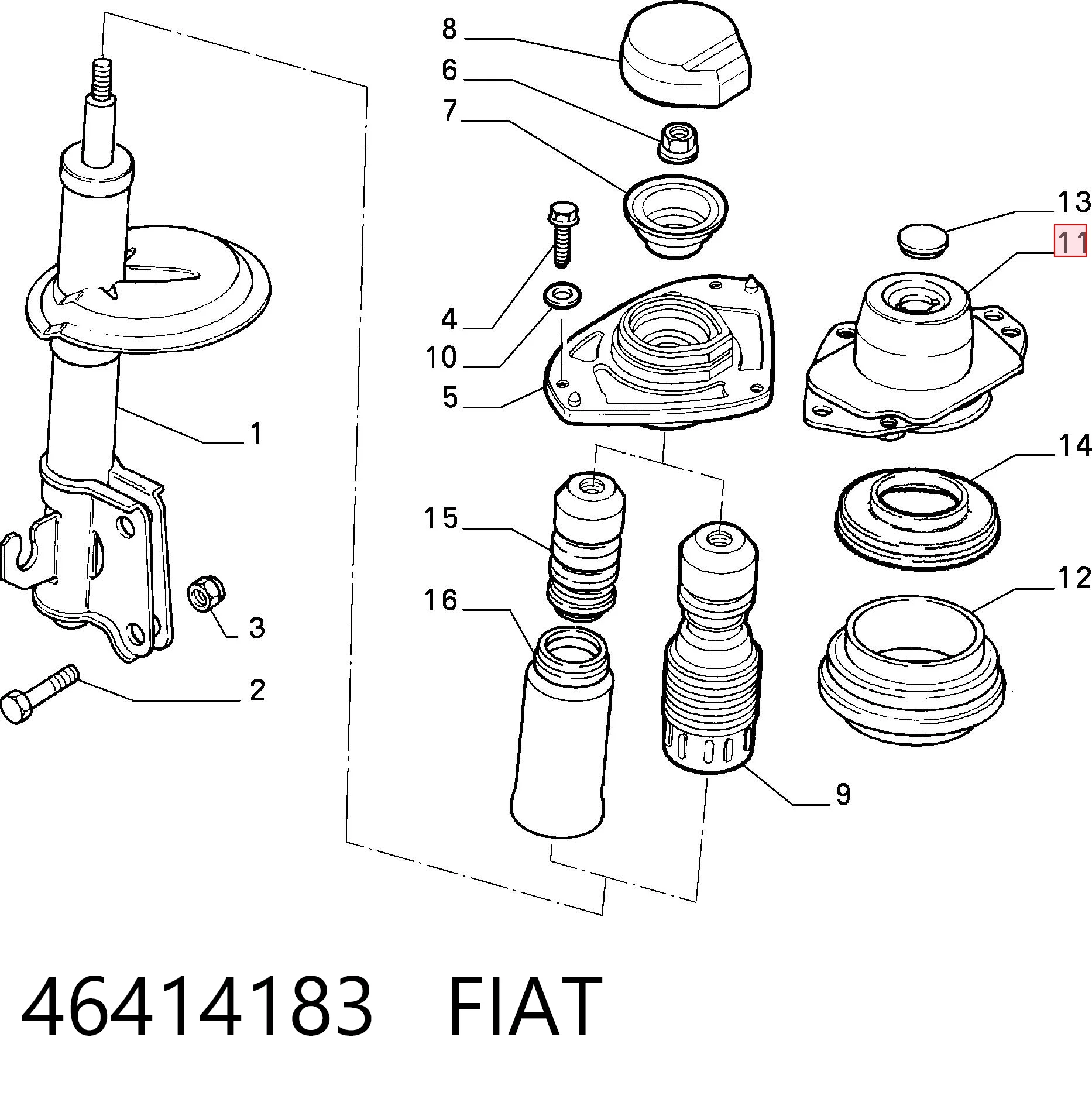 46414183 Fiat/Alfa/Lancia