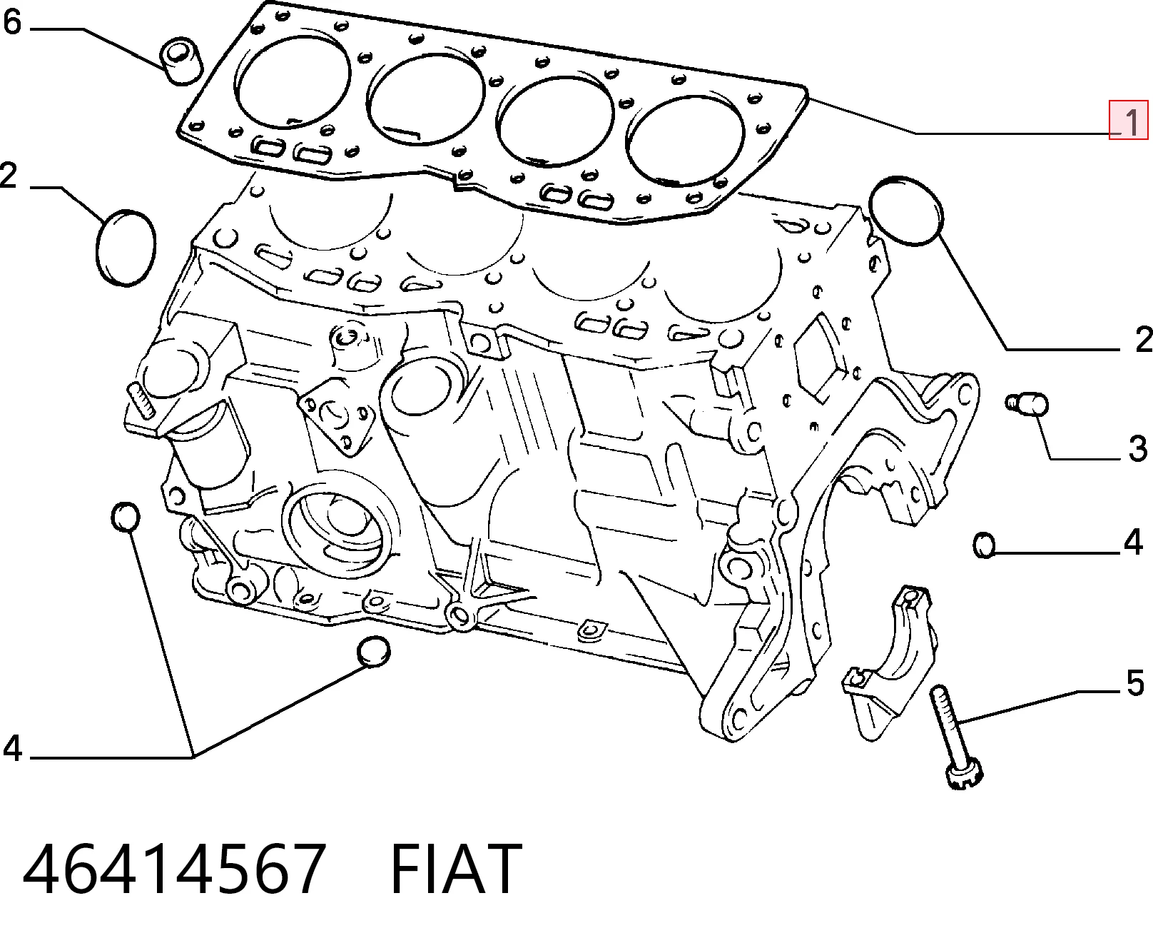 46414567 Fiat/Alfa/Lancia