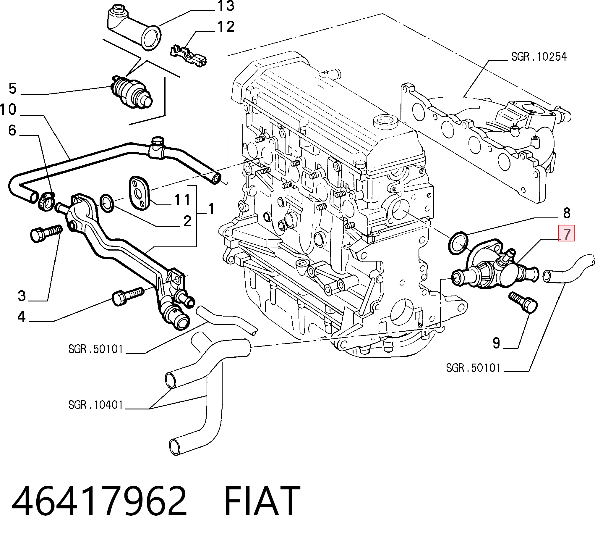 46417962 Fiat/Alfa/Lancia