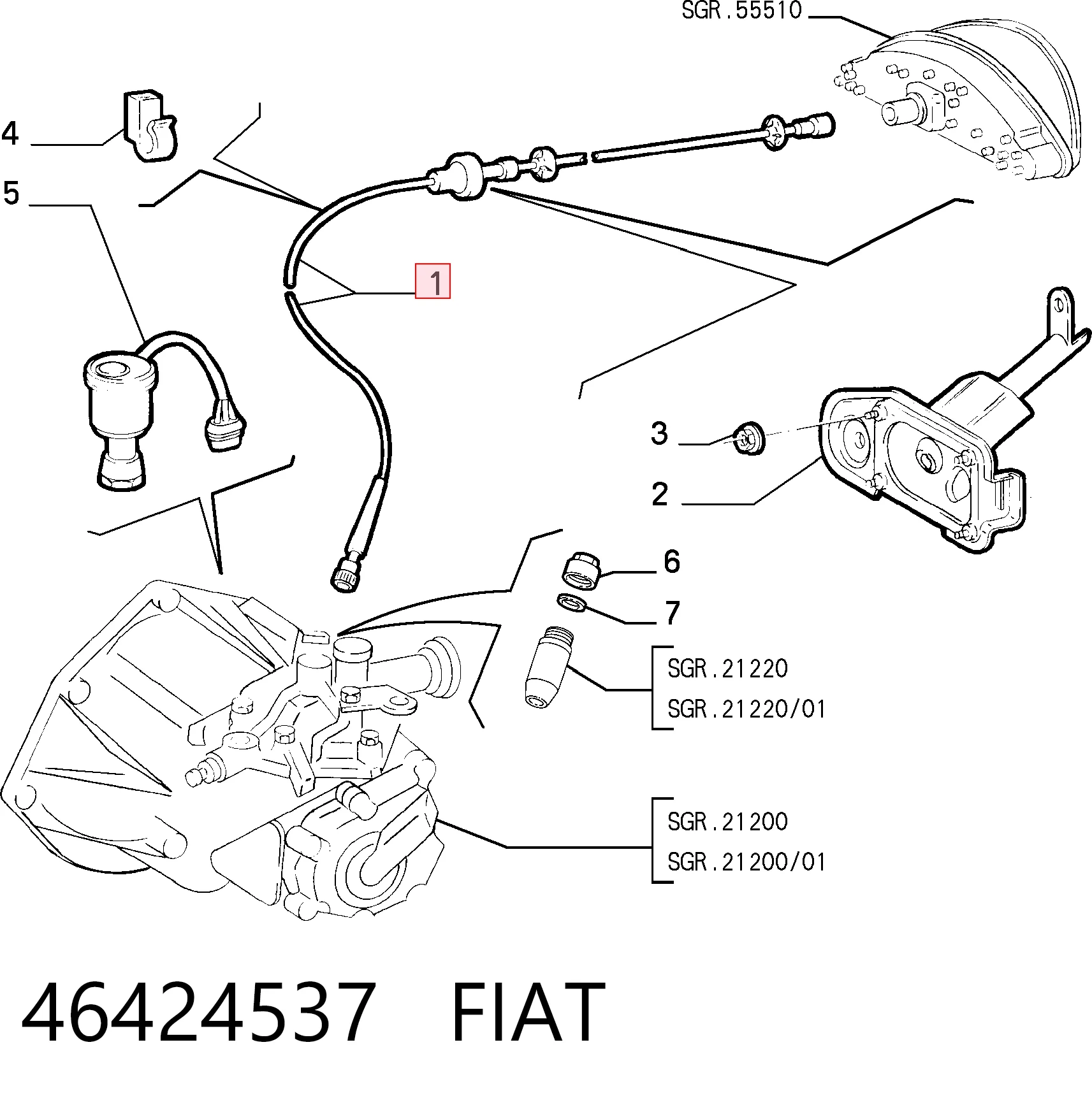 46424537 Fiat/Alfa/Lancia
