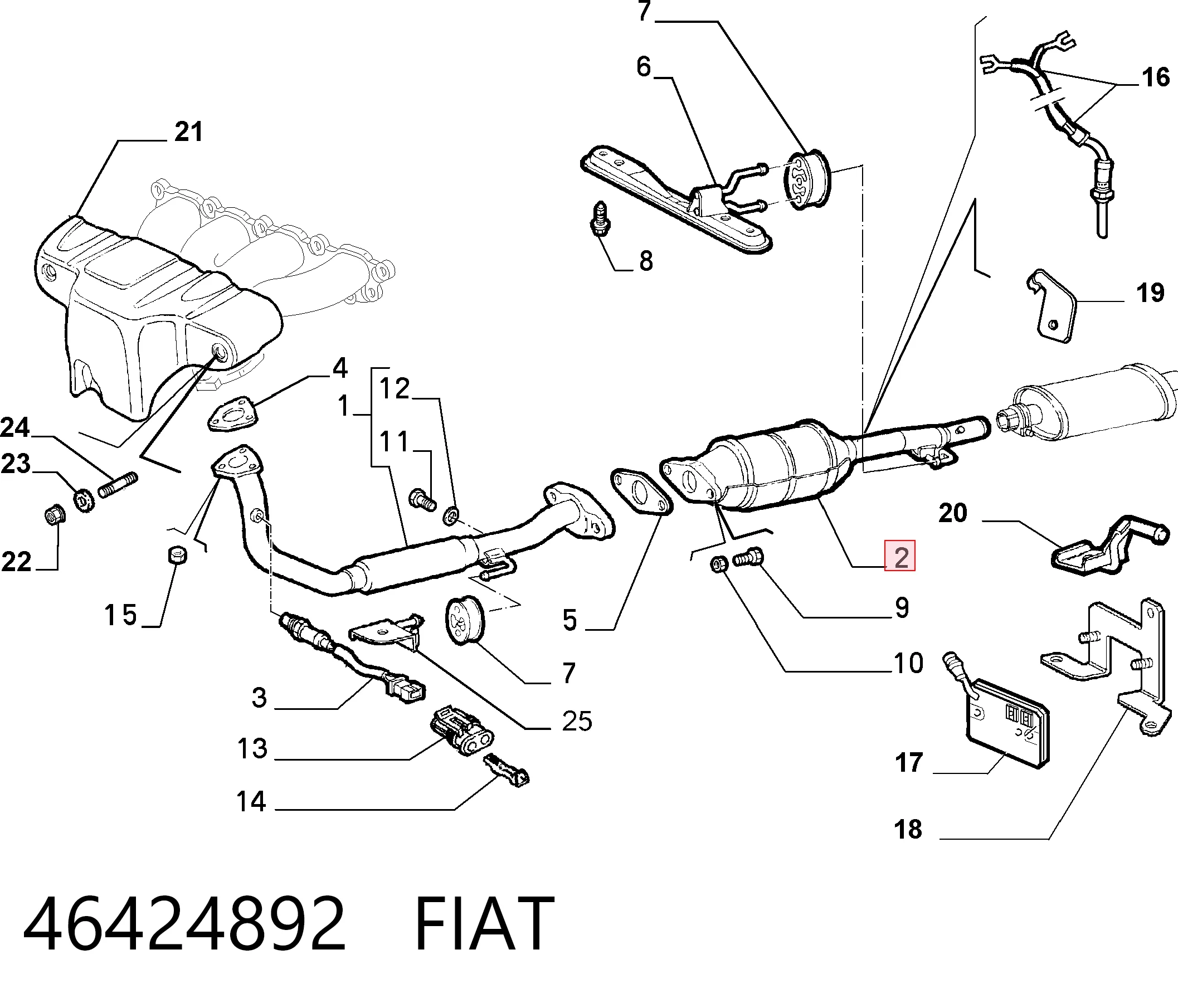 Comprar Catalizador Fiat Punto  176C a bajo precio