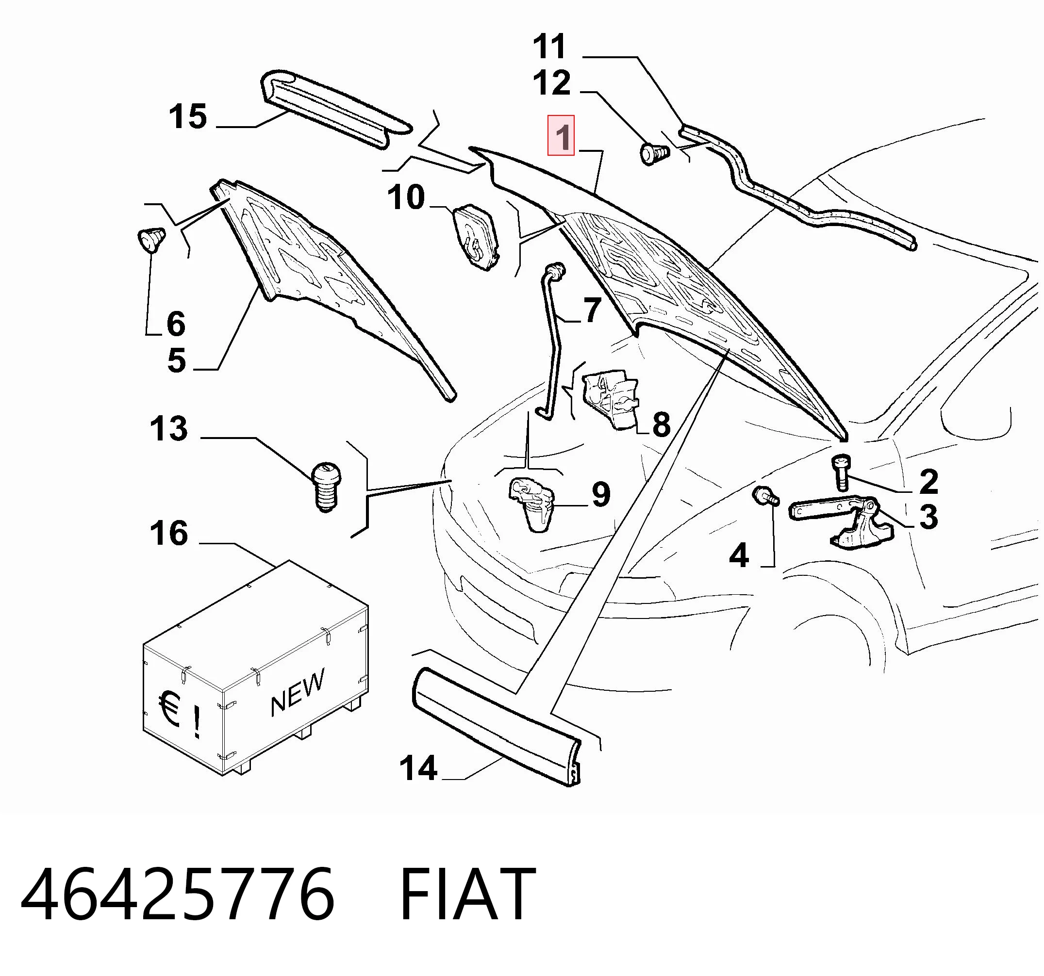 46425776 Fiat/Alfa/Lancia