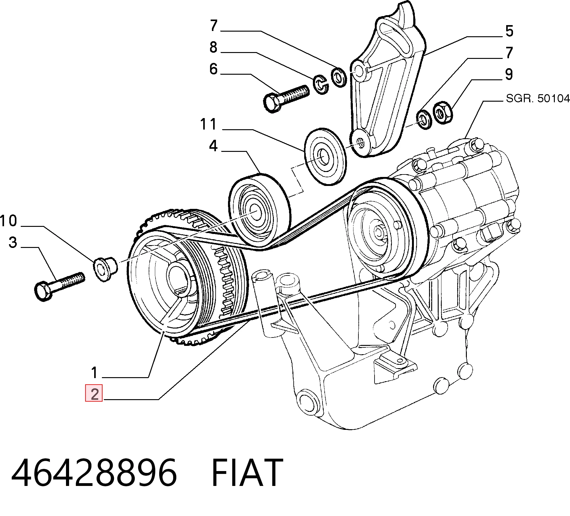 46428896 Fiat/Alfa/Lancia