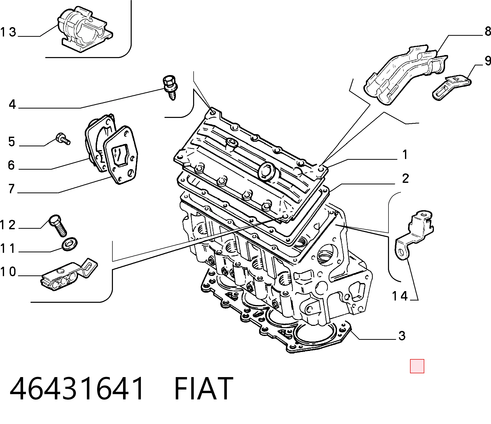 Empaquetadura de culata Alfa Romeo 146  (1994-2001)
