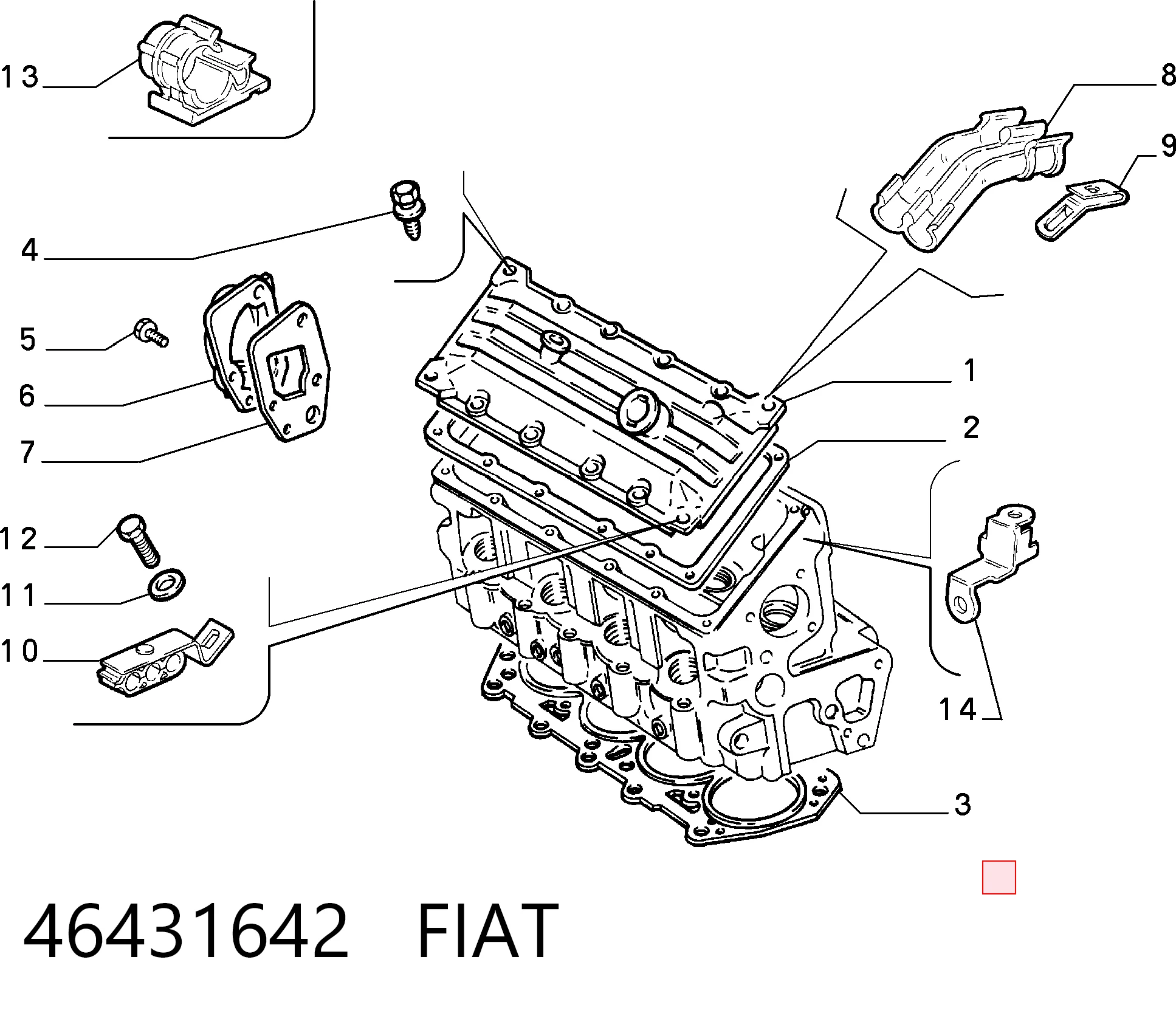 Empaque de culata Fiat Ducato I (290)